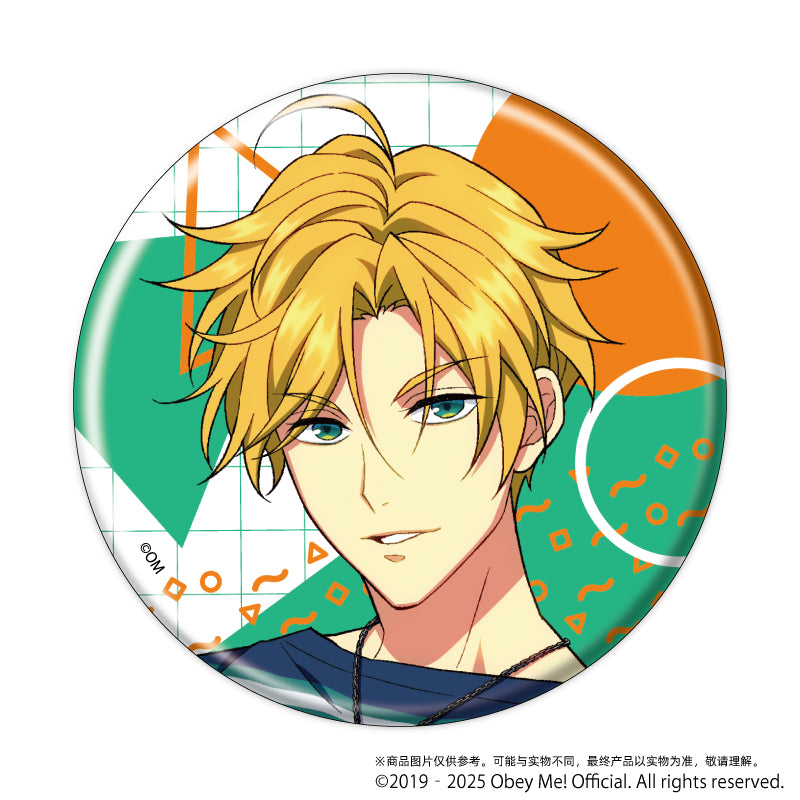 (1BOX=7)(상품 - 배지) Obey Me! 버튼 배지 11 - 레트로 패션 Ver. (한정 일러스트 포함) 상세 이미지 5