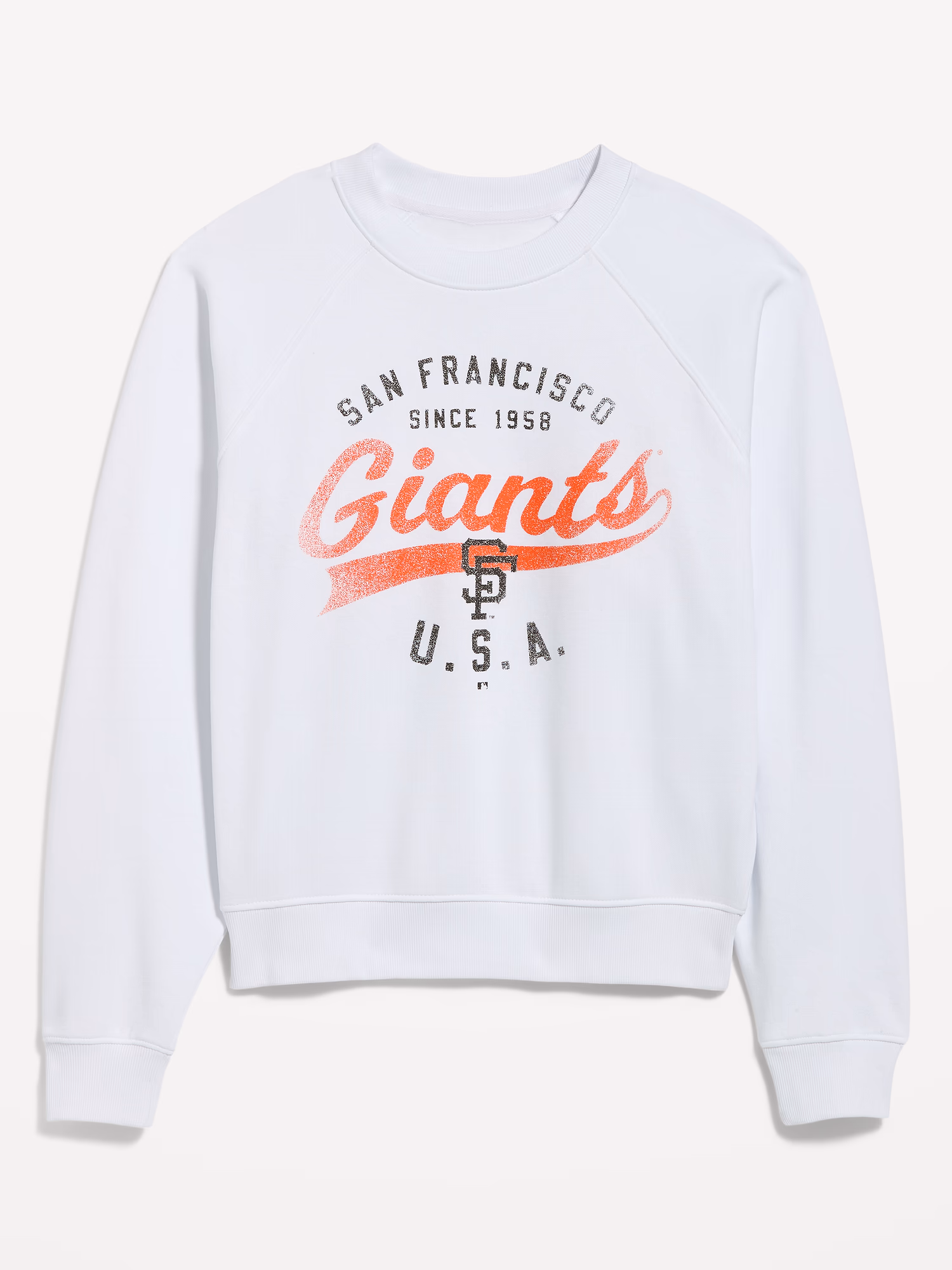 San Francisco Giants 여성용 래글런 스웨트셔츠 상세 이미지 2