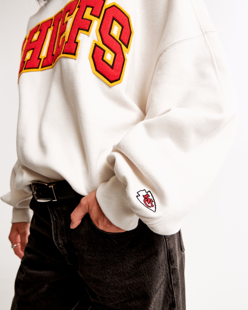 Kansas City Chiefs Graphic Oversized Sunday Crew 상세 이미지 3