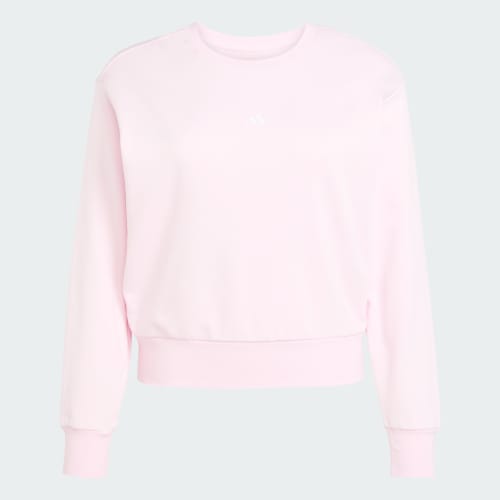 ESSENTIALS SMALL LOGO FEEL COZY SWEATSHIRT (PLUS SIZE) 상세 이미지 4