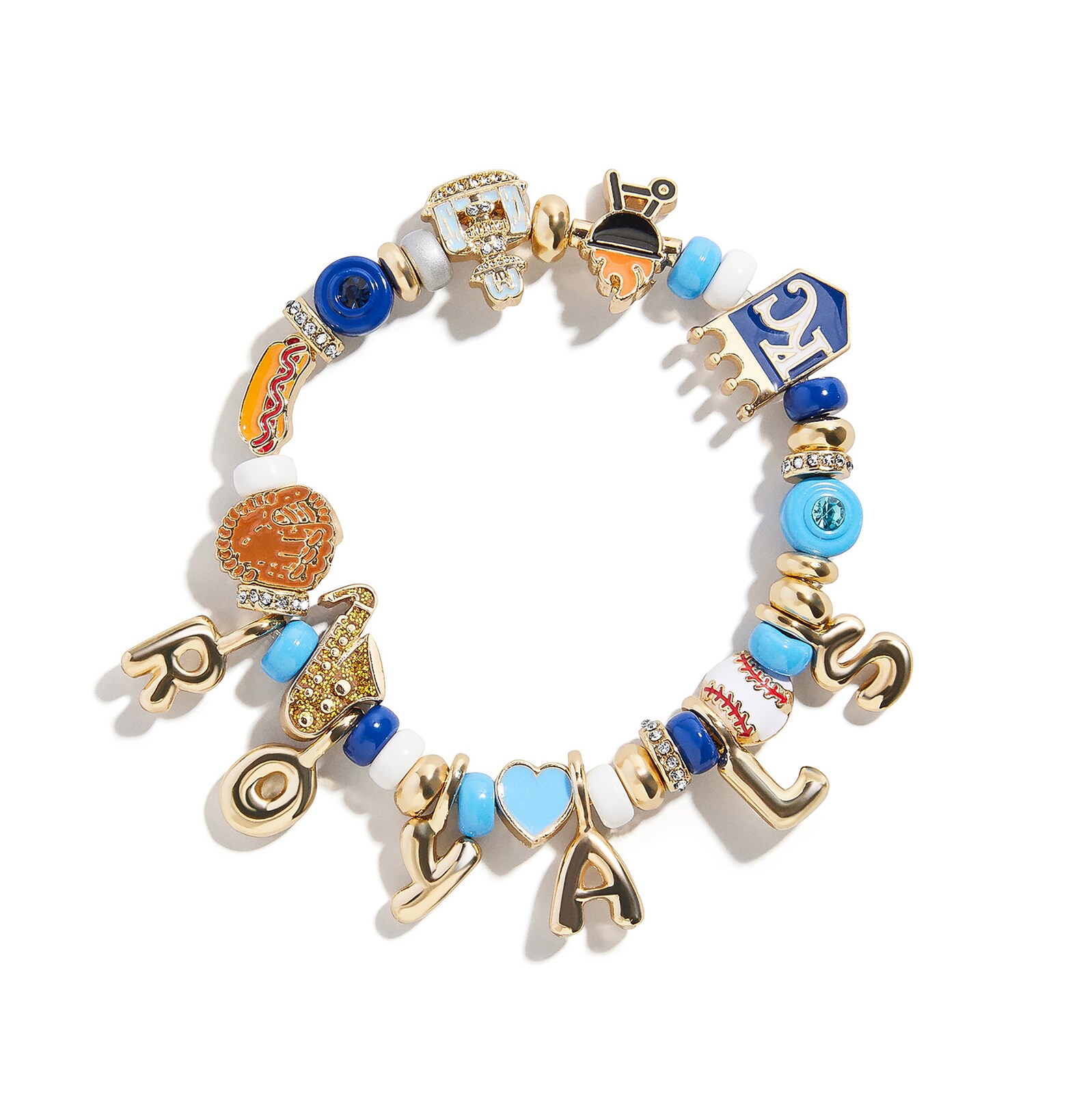 Kansas City Royals BaubleBar Motif 비즈 팔찌 상세 이미지 2