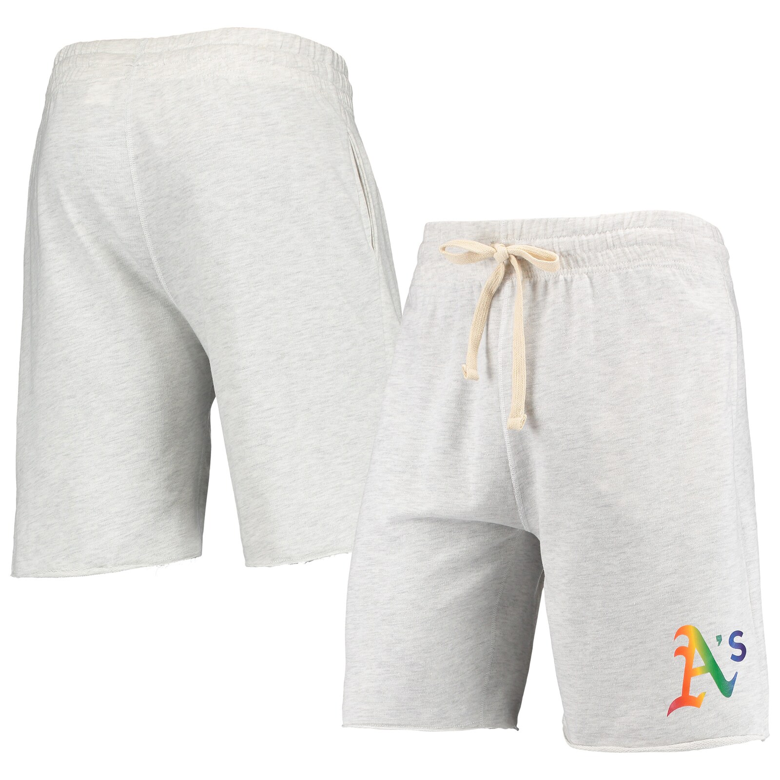 남성용 Athletics Concepts Sport 오트밀 Mainstream 로고 테리 트라이블렌드 반바지