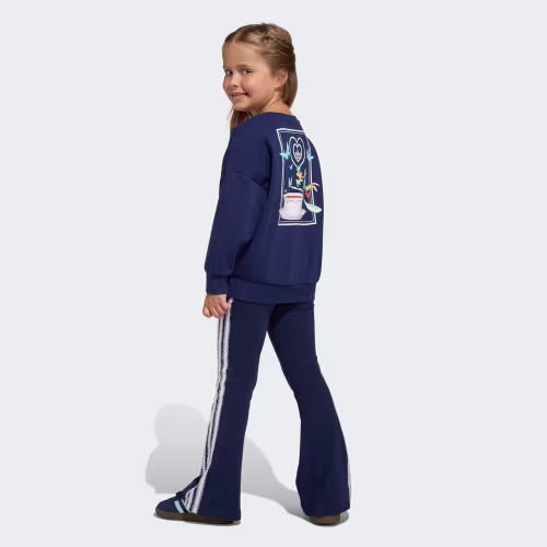 adidas Disney Crew Flared Leggings Set 상세 이미지 2