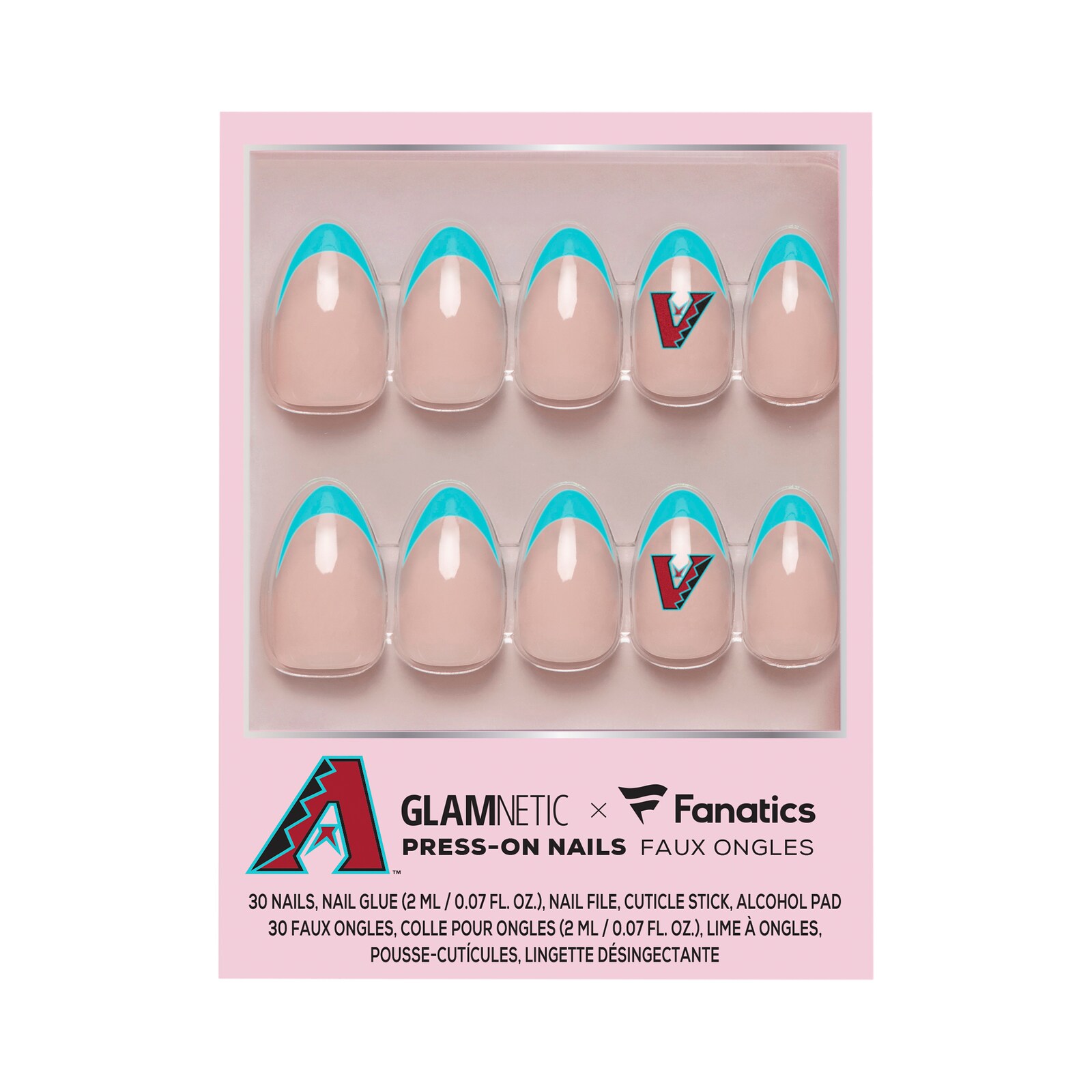 Arizona Diamondbacks Glamnetic x Fanatics 네일 키트 상세 이미지 2