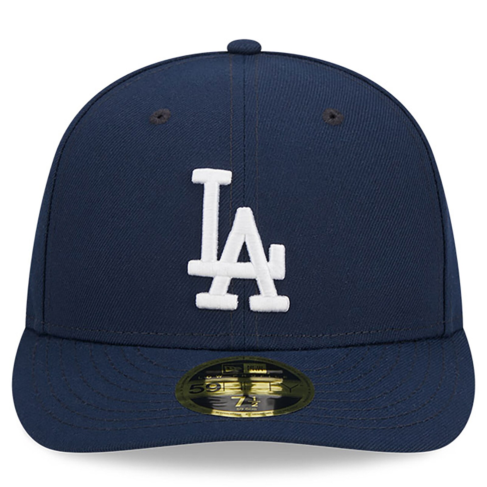 남성용 Los Angeles Dodgers New Era 네이비 Oceanside 로우 프로파일 59FIFTY 피티드 모자 상세 이미지 3