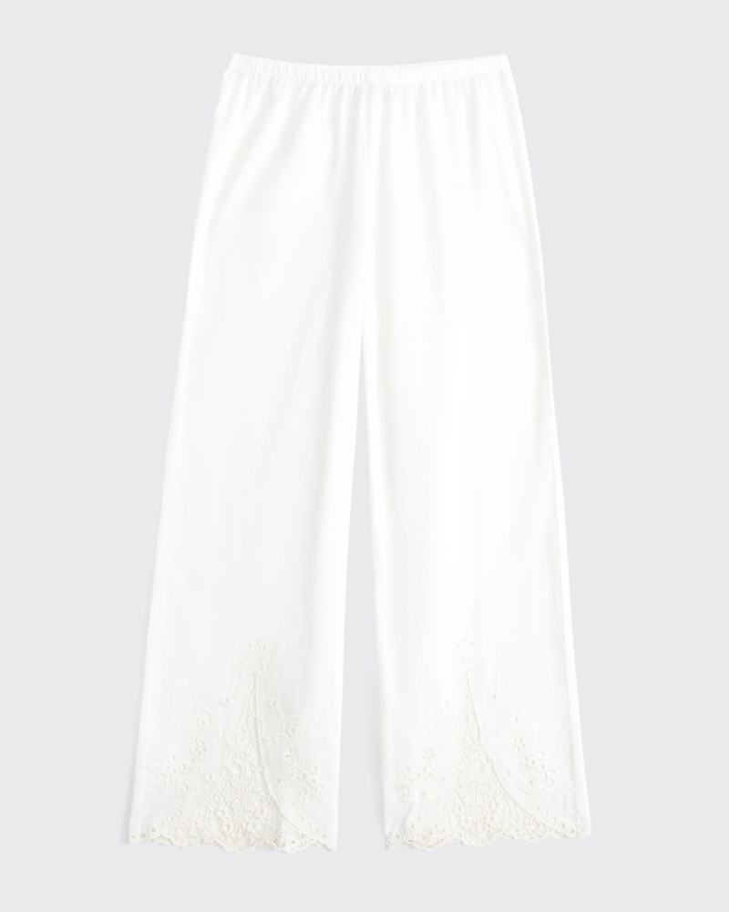 Embroidered Cutwork Sleep Pant 상세 이미지 7
