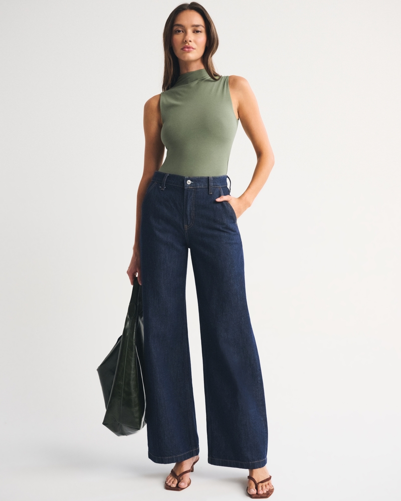 Bra-Free Mockneck Bodysuit 상세 이미지 2