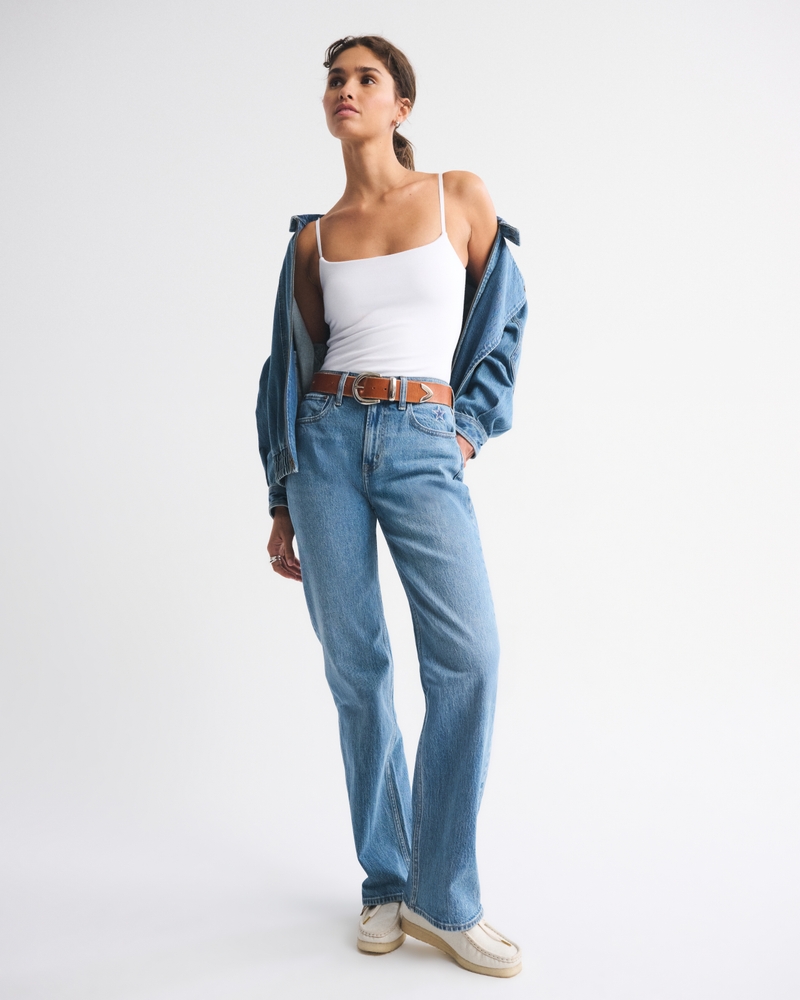 High Rise 90s Relaxed Dallas Cowboys Embroidered Jean 상세 이미지 2