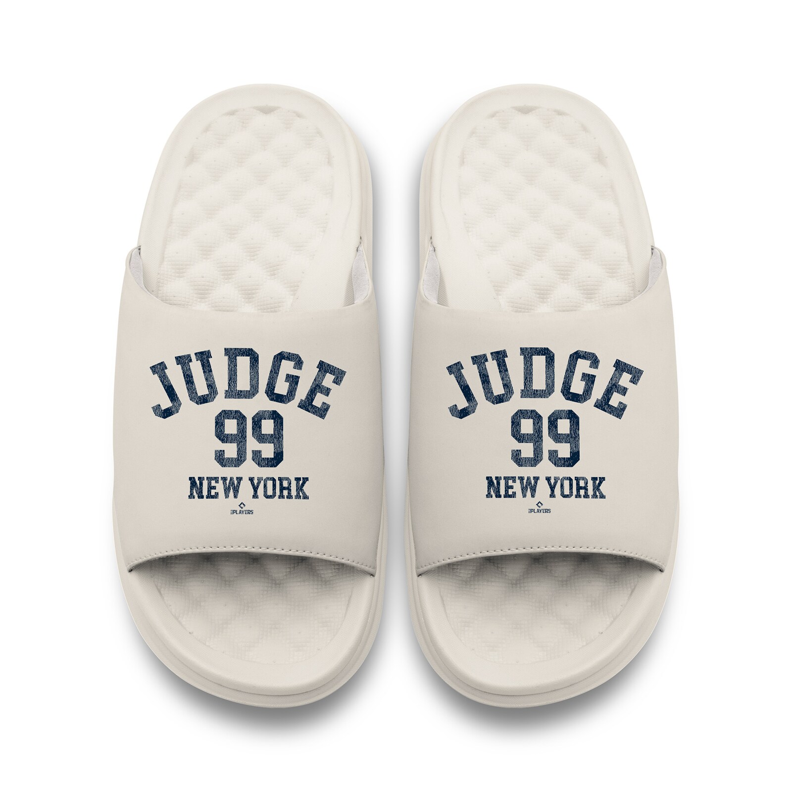 남녀공용 Aaron Judge ISlide Name & Number Stack Motive 슬라이드 샌들 상세 이미지 3