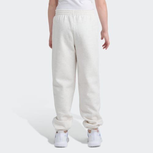 Elastic Waistband Minimal Logo Loose Fleece Heather Jogger 상세 이미지 2