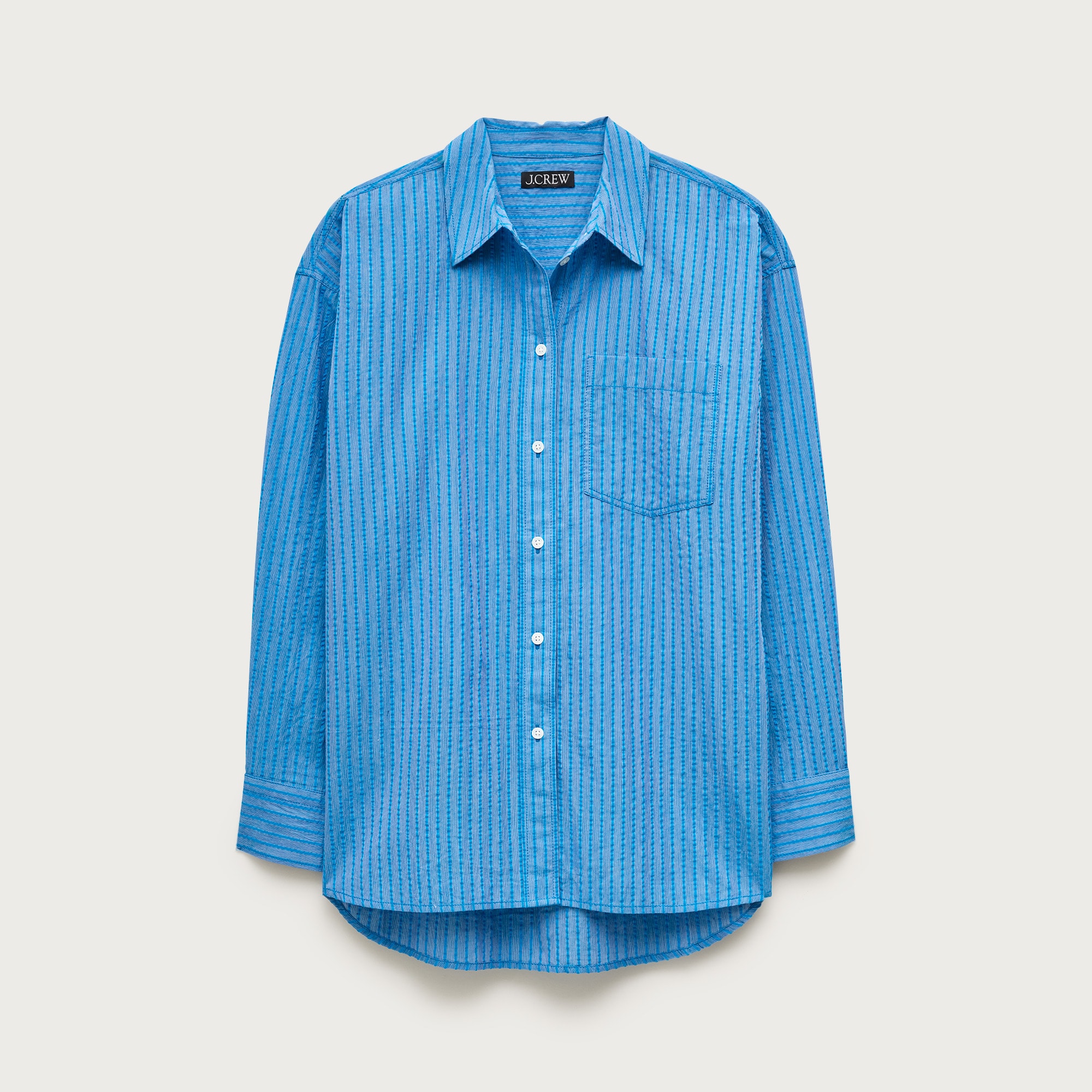 Étienne oversized shirt in dobby stripe