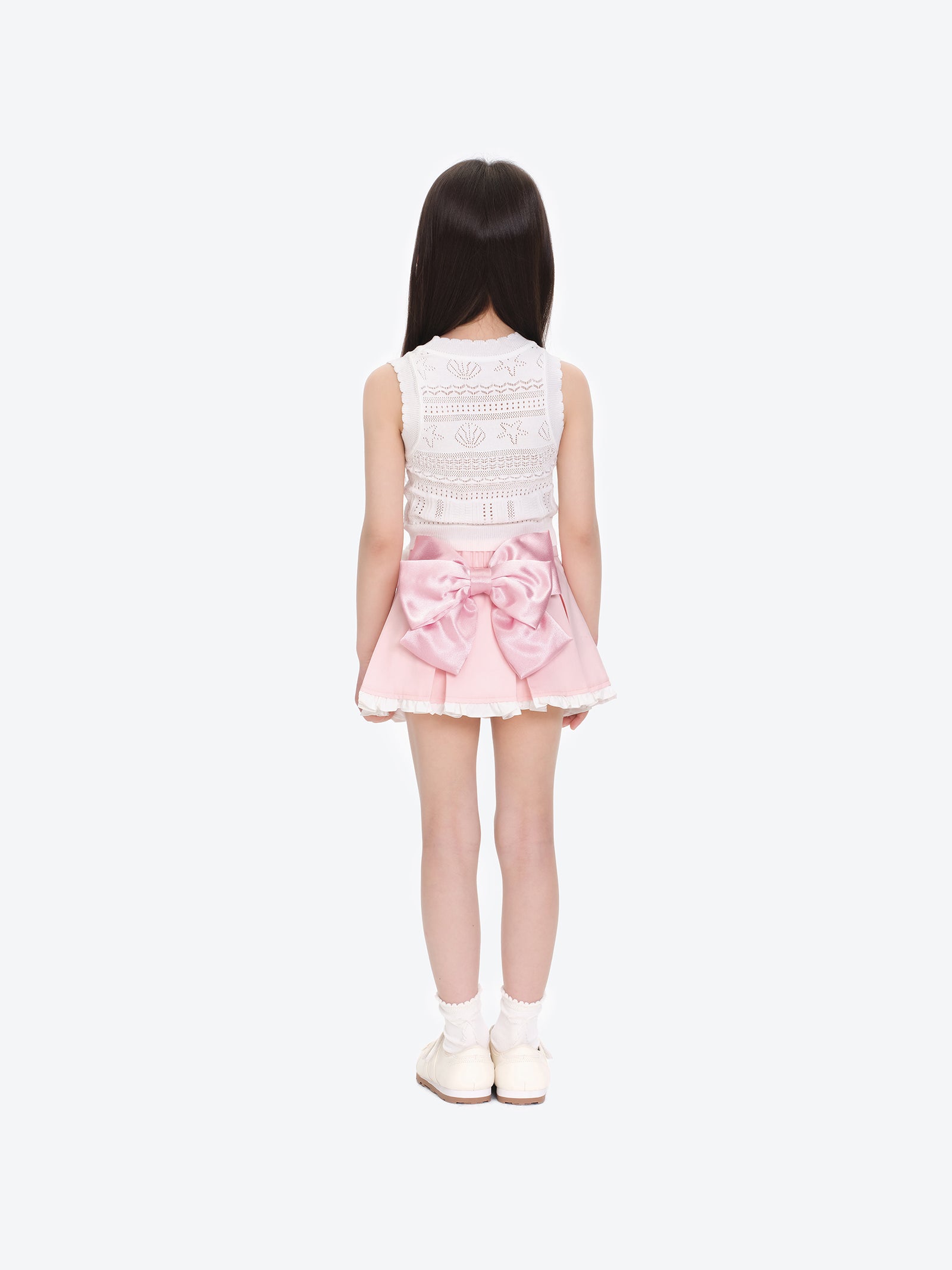 BabyBear 플리츠 스커트 핑크 상세 이미지 4