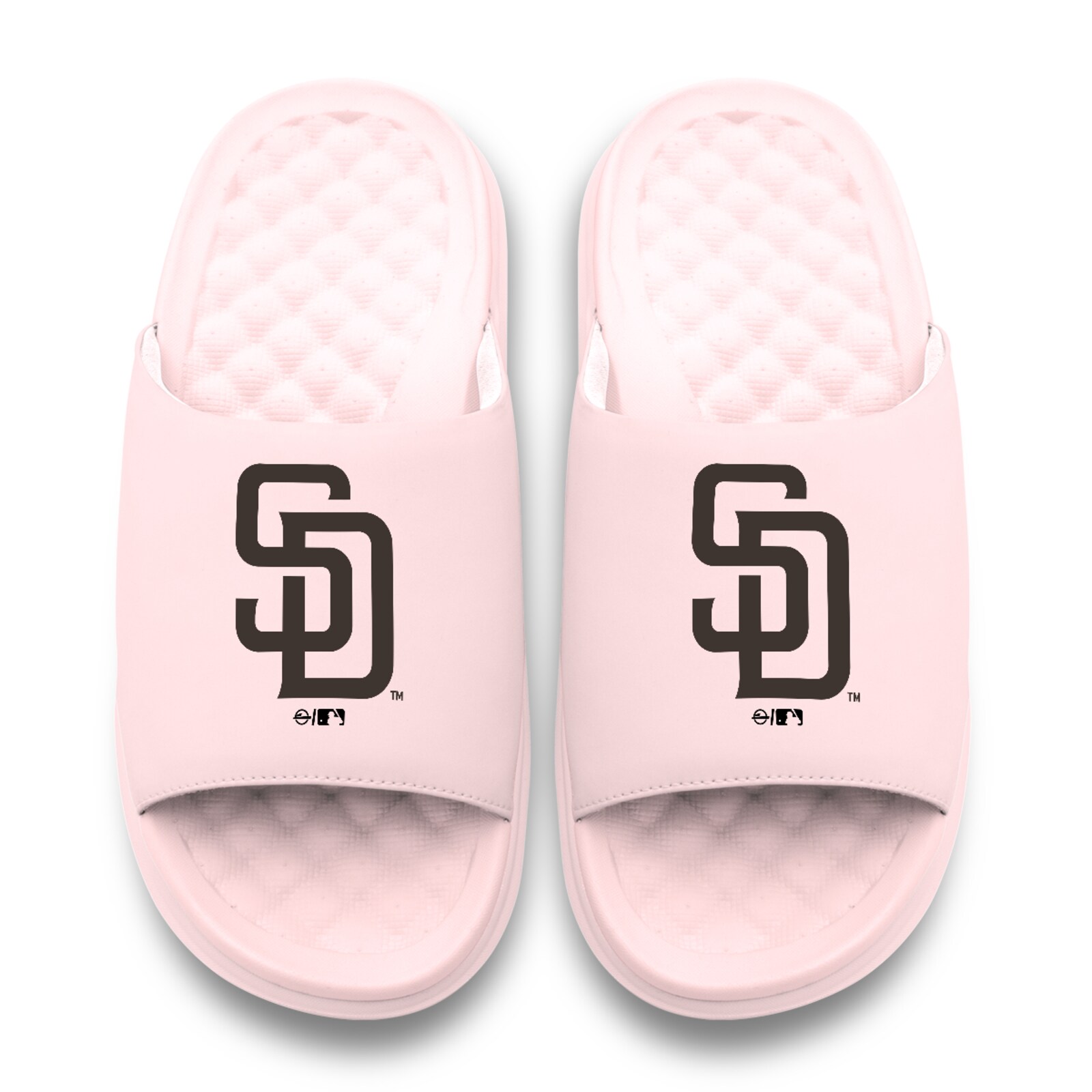 유소년용 San Diego Padres ISlide 핑크 프라이머리 모티브 슬라이드 샌들 상세 이미지 3
