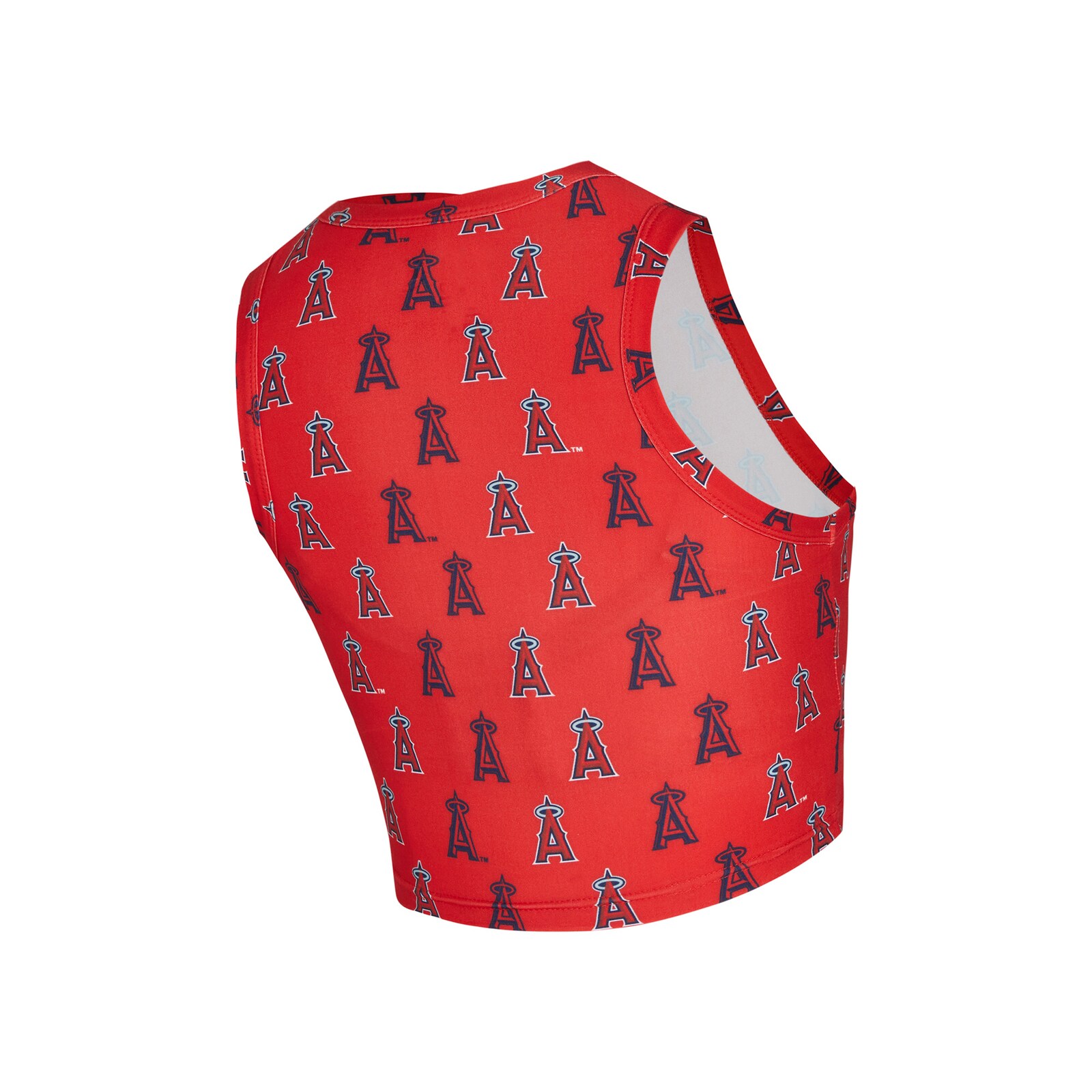 여성용 Los Angeles Angels Concepts Sport 레드 니트 탱크톱 & 스코트 세트 상세 이미지 5
