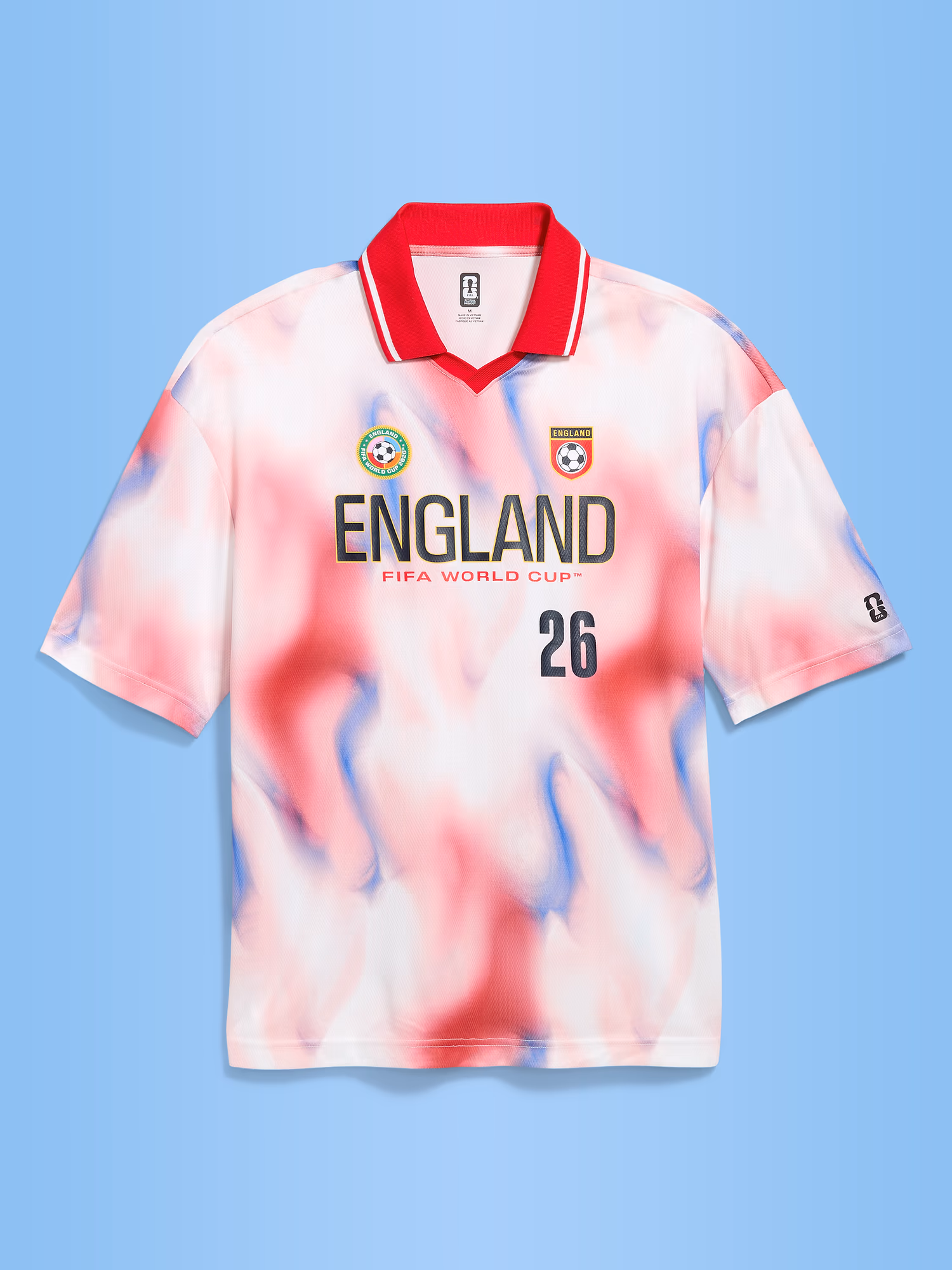 남성용 FIFA World Cup 26™ England 라이프스타일 칼라 저지 티셔츠 상세 이미지 3