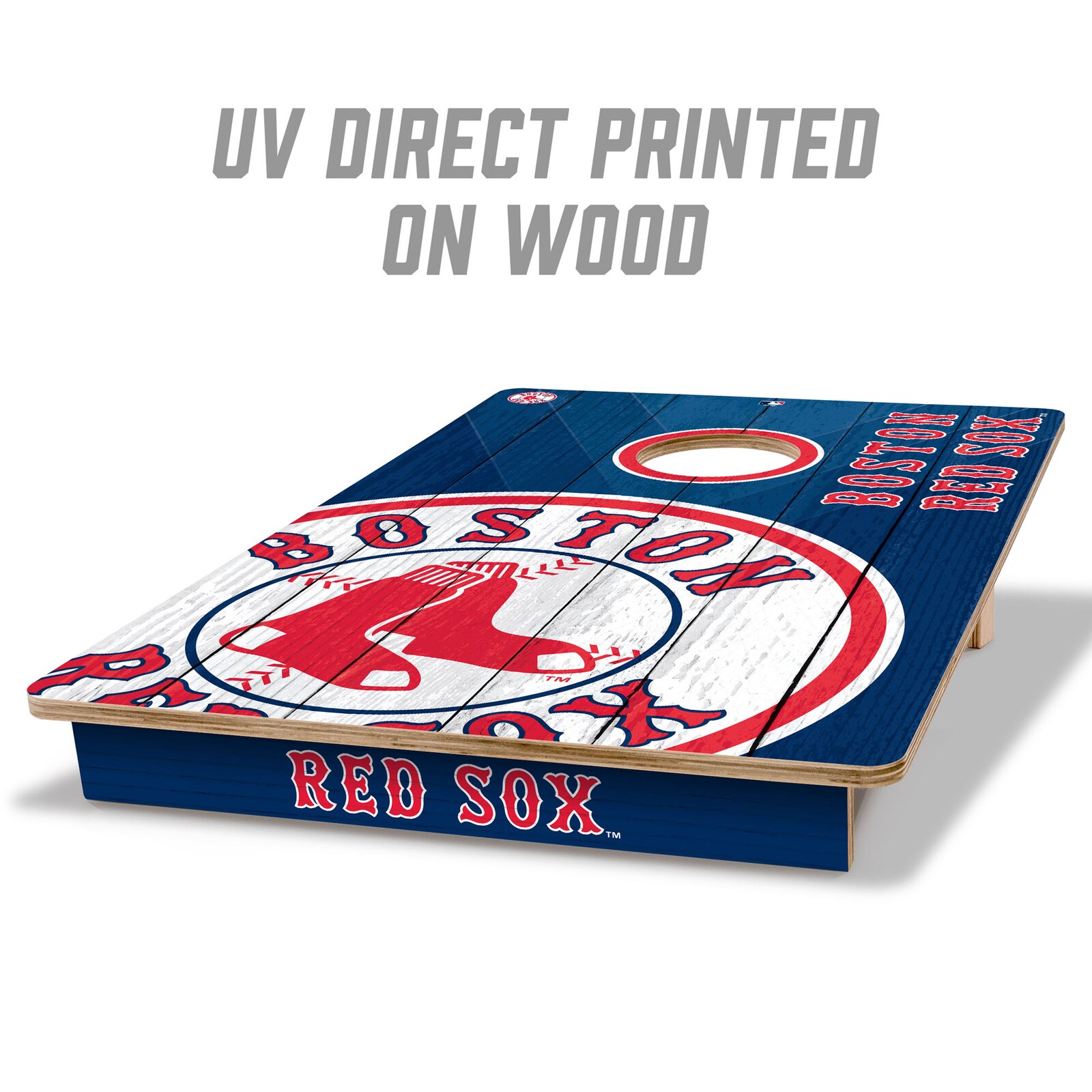 Boston Red Sox IDNA 2' x 3' 코른홀 게임(가방 포함) 상세 이미지 3