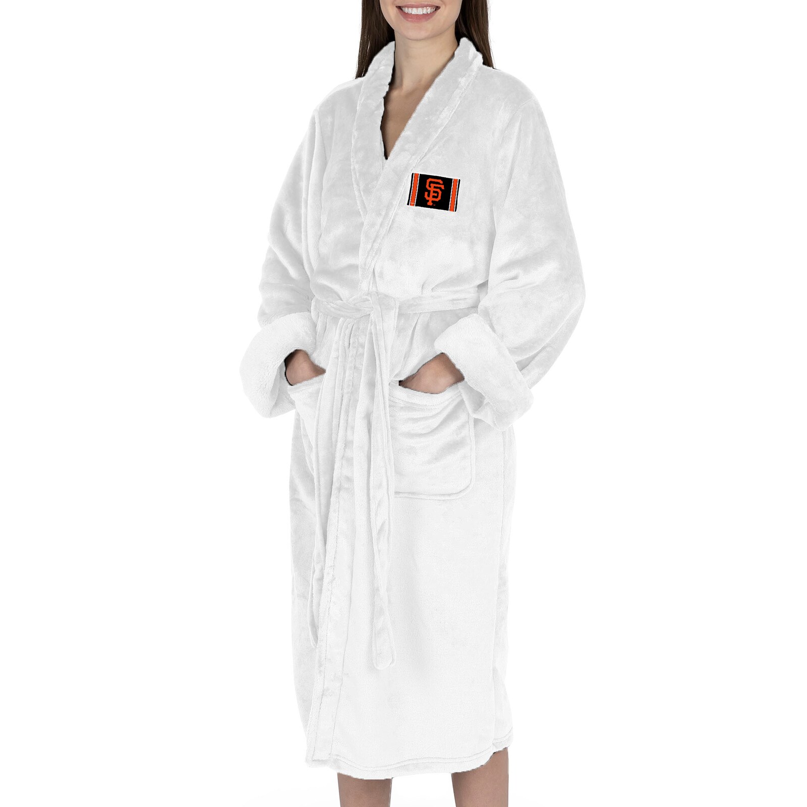 여성용 San Francisco Giants The Northwest Group 화이트 실크 터치 가운 상세 이미지 2