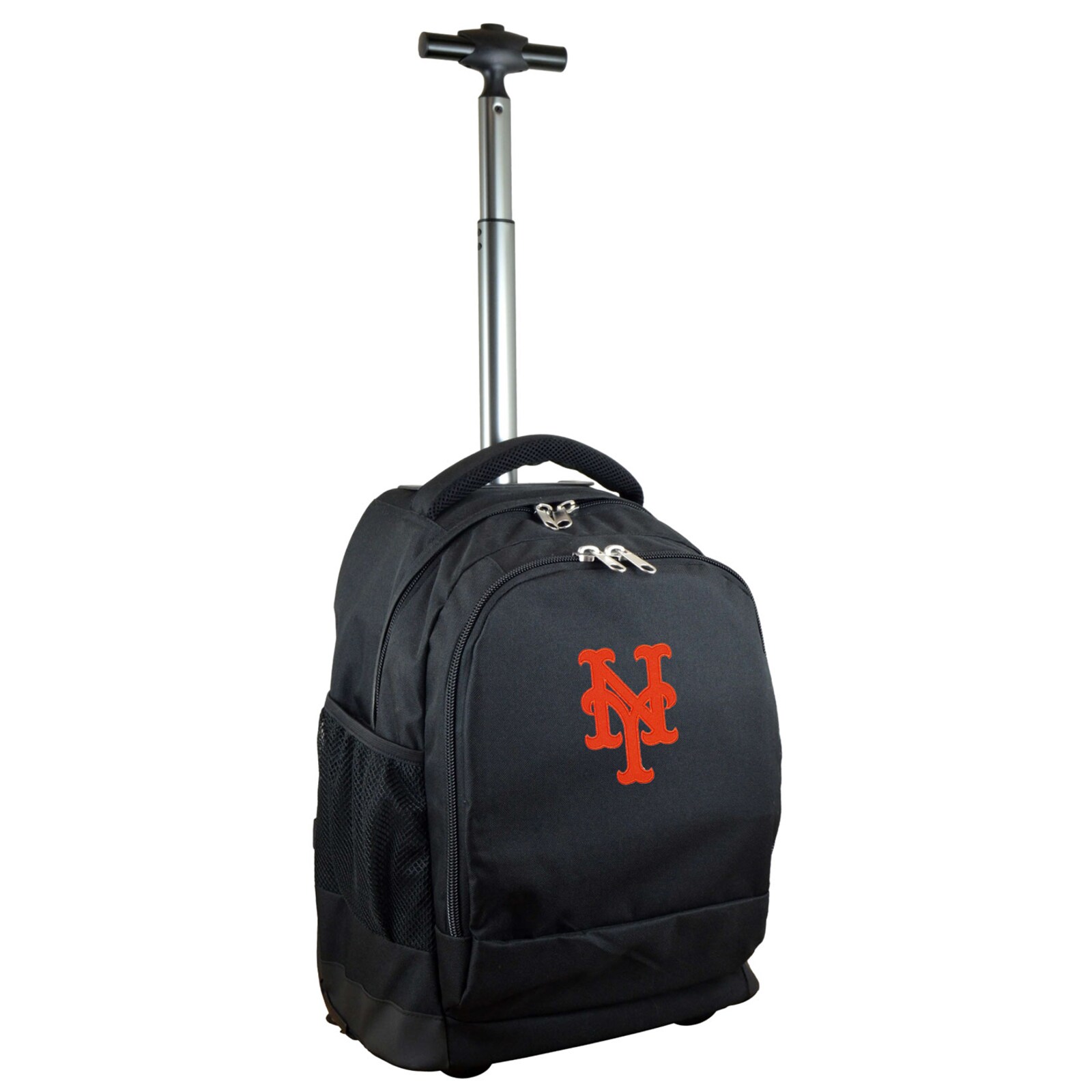 New York Mets 블랙 19인치 프리미엄 바퀴형 백팩