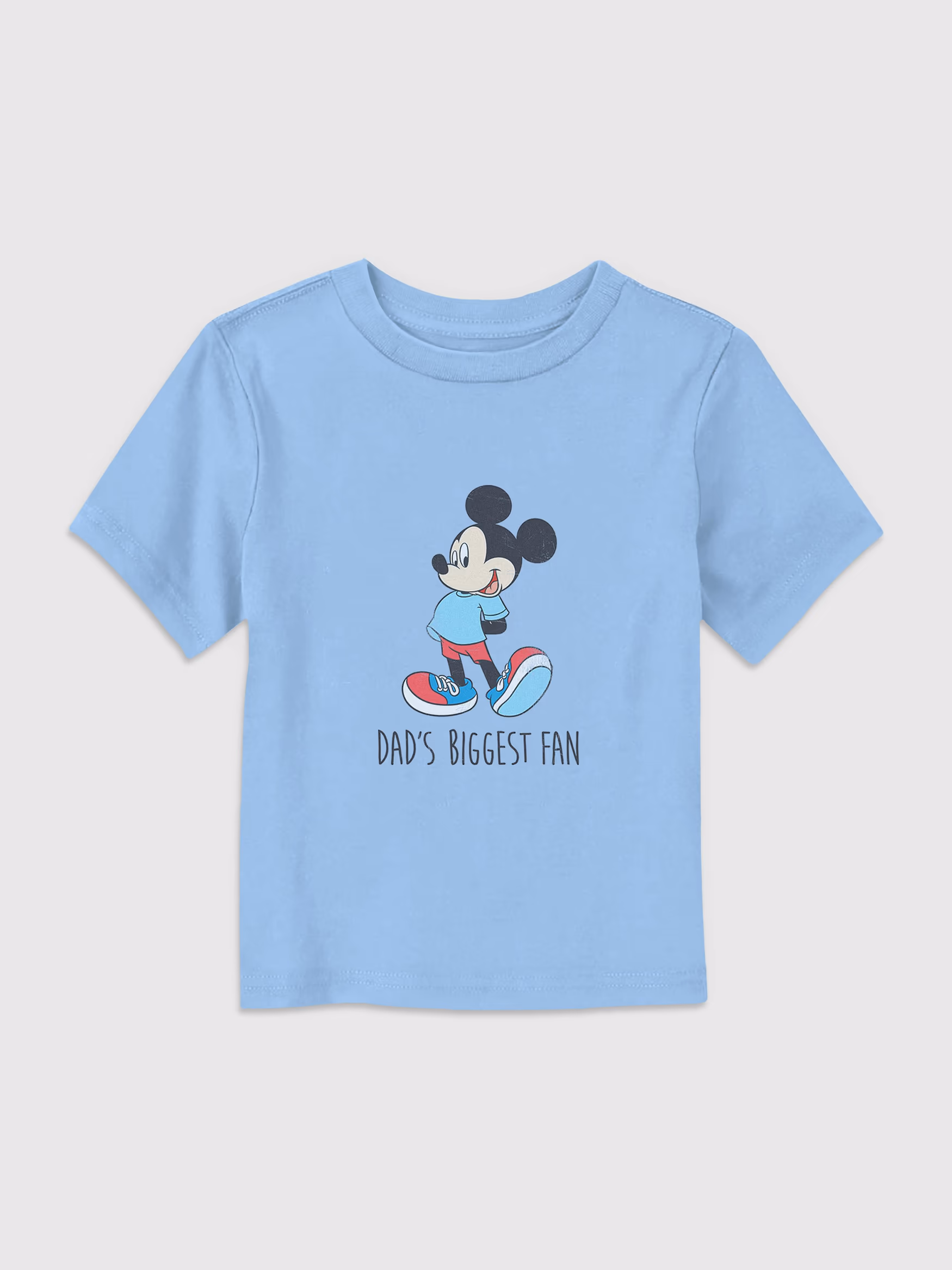 토들러용 Mickey 클래식 Dads Fan Mickey 그래픽 티셔츠