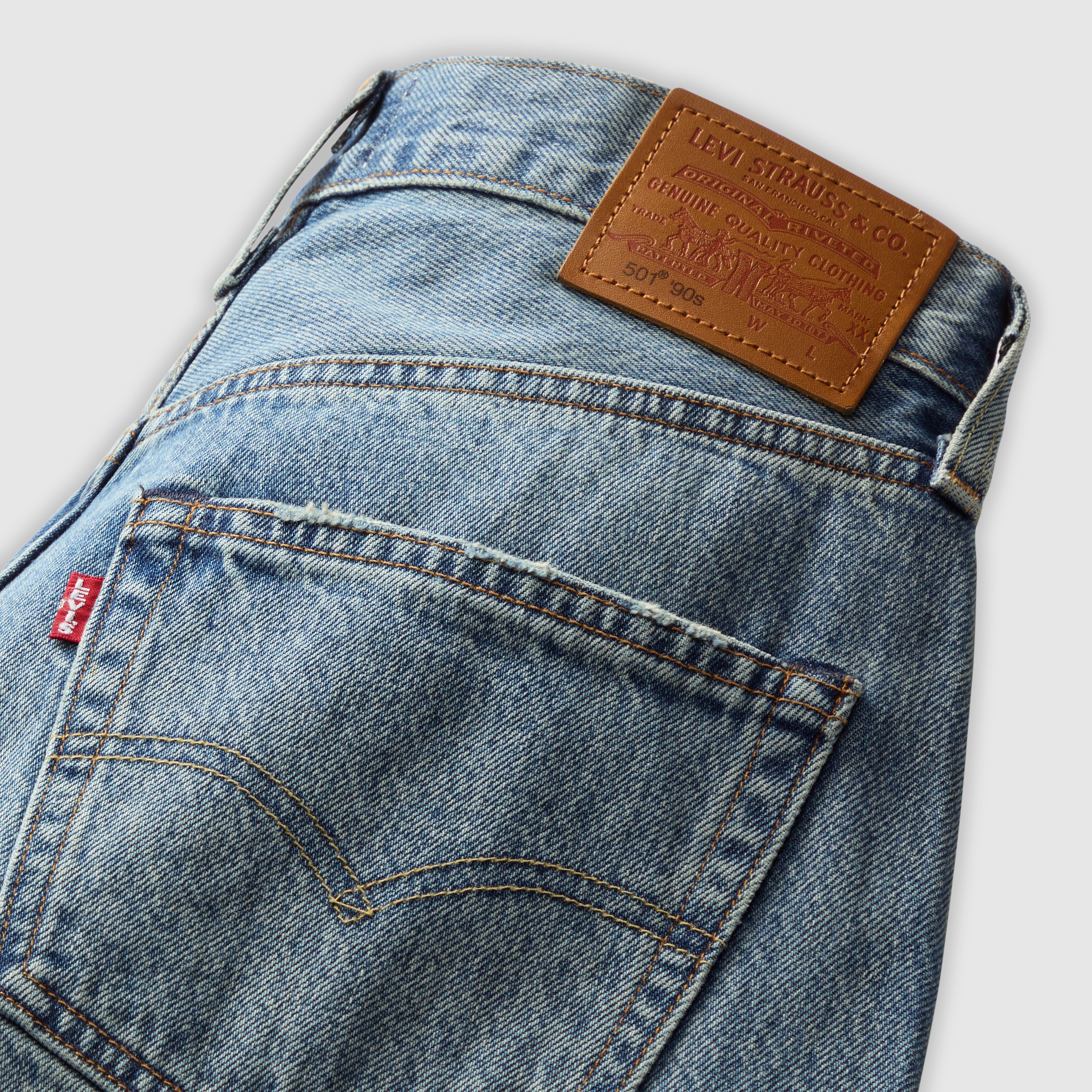 501® '90s 셀비지 여성용 청바지 상세 이미지 7