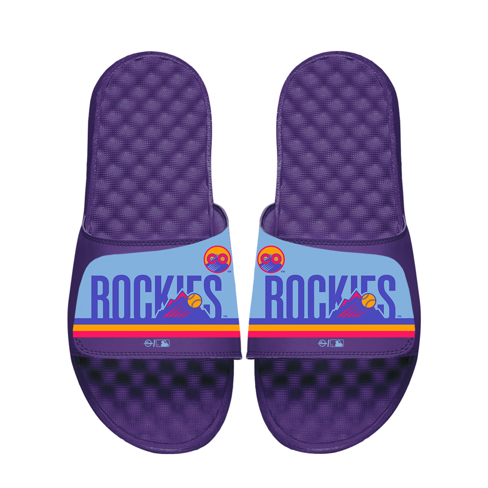남녀공용 Colorado Rockies ISlide 시티 커넥트 슬라이드 샌들