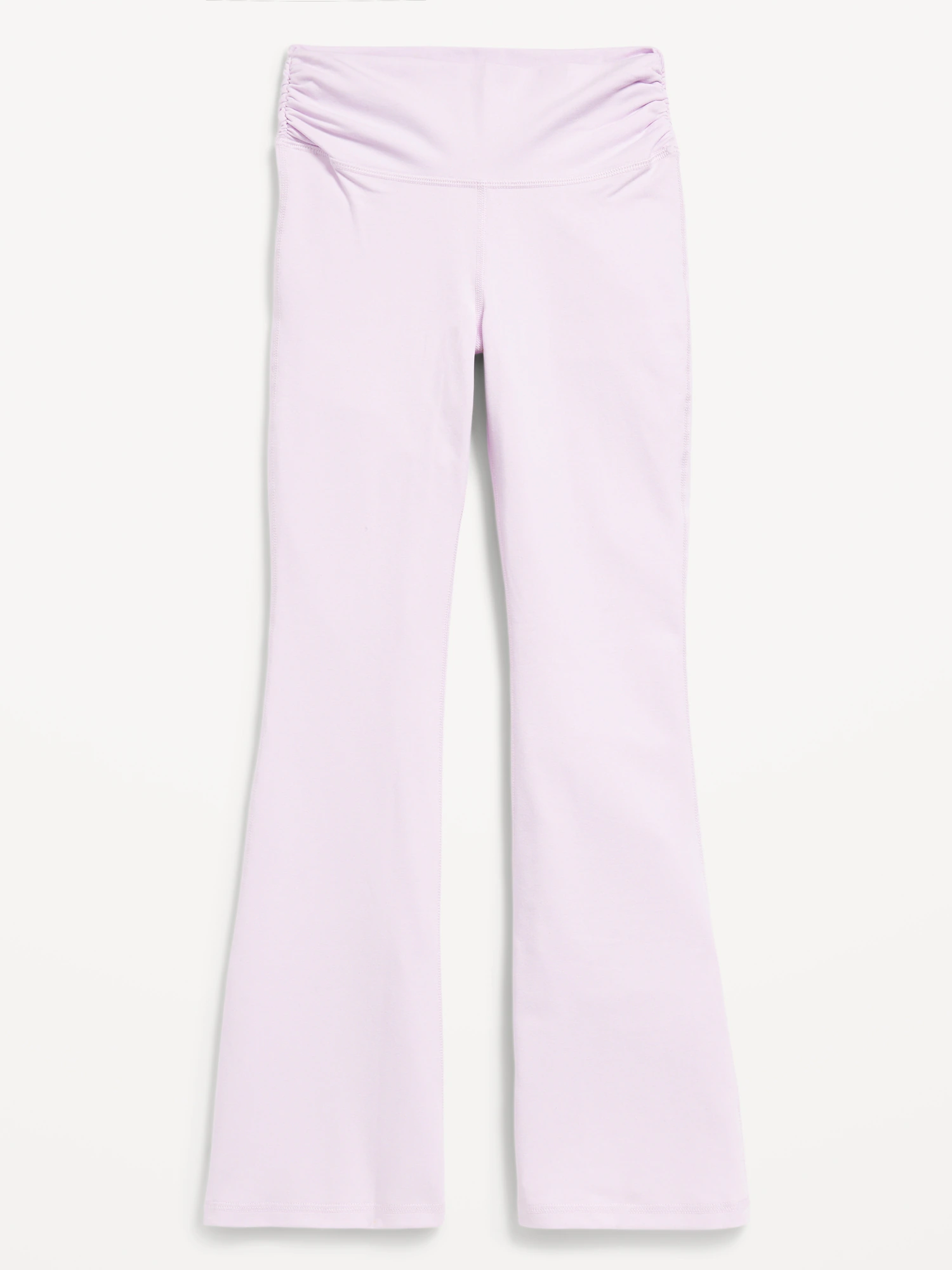 High-Waisted PowerChill Side-Ruched Flared Leggings for Girls 상세 이미지 4