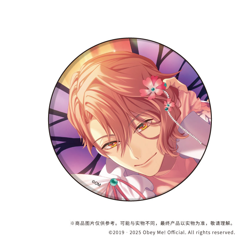 (1BOX=7)(Goods - Badge) Obey Me! Nightbringer 버튼 배지 09 (공식 일러스트) 상세 이미지 6