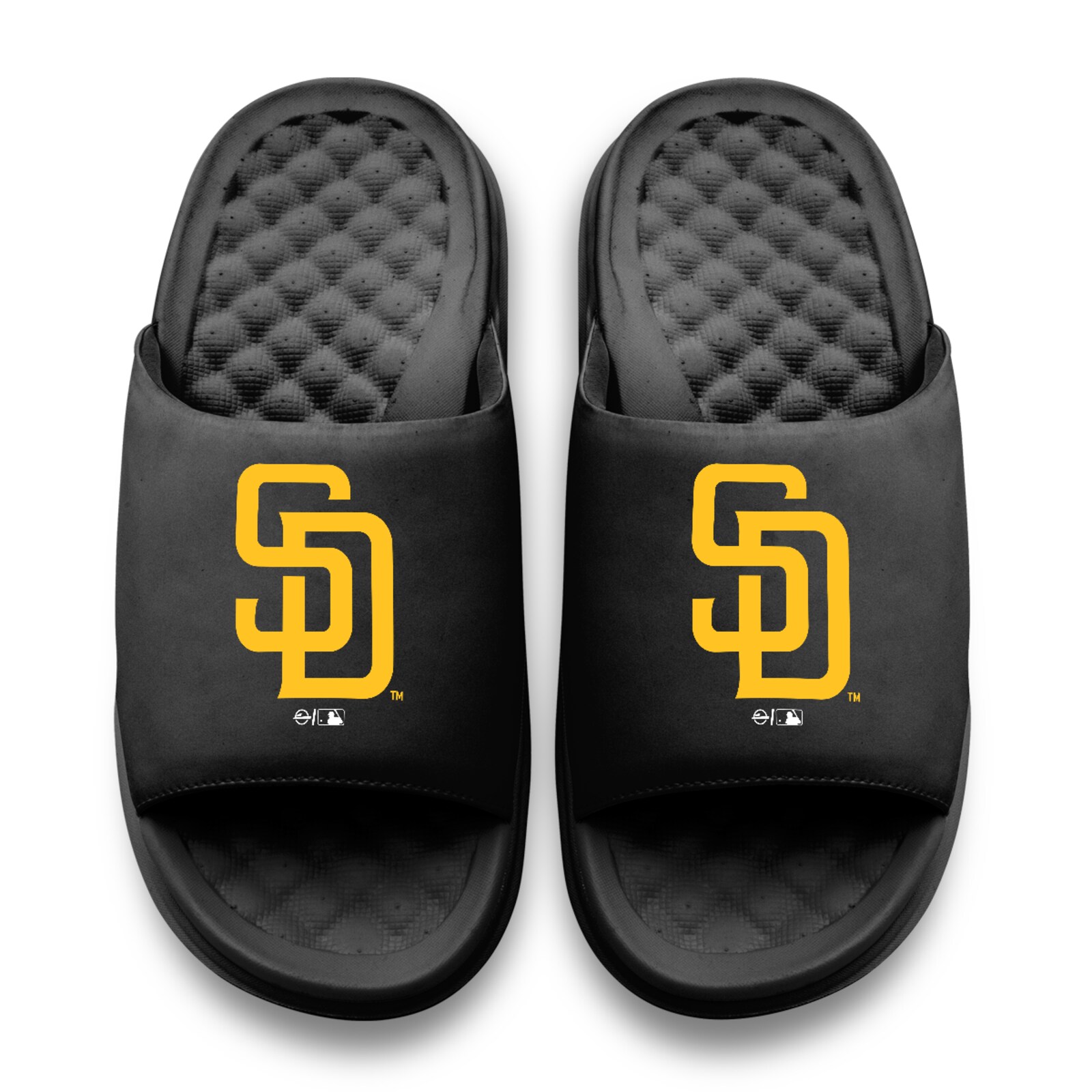 유소년용 San Diego Padres ISlide 블랙 프라이머리 모티브 슬라이드 샌들 상세 이미지 3