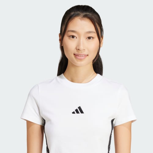 Essentials 3-Stripes Slim Baby Tee 상세 이미지 5