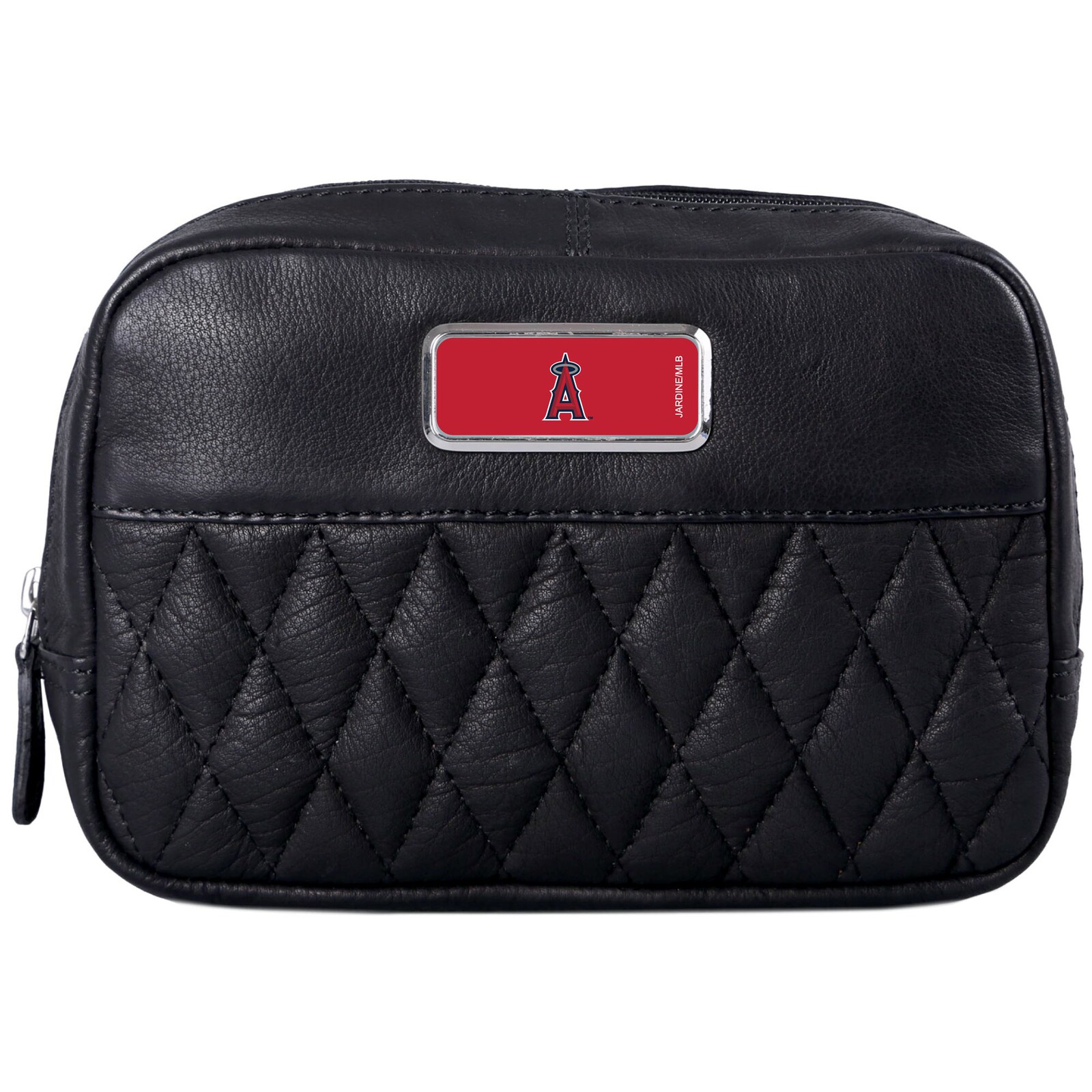Los Angeles Angels 블랙 컬러 로고 플레이트 Brea Canyon Zurich 가죽 크로스바디 백
