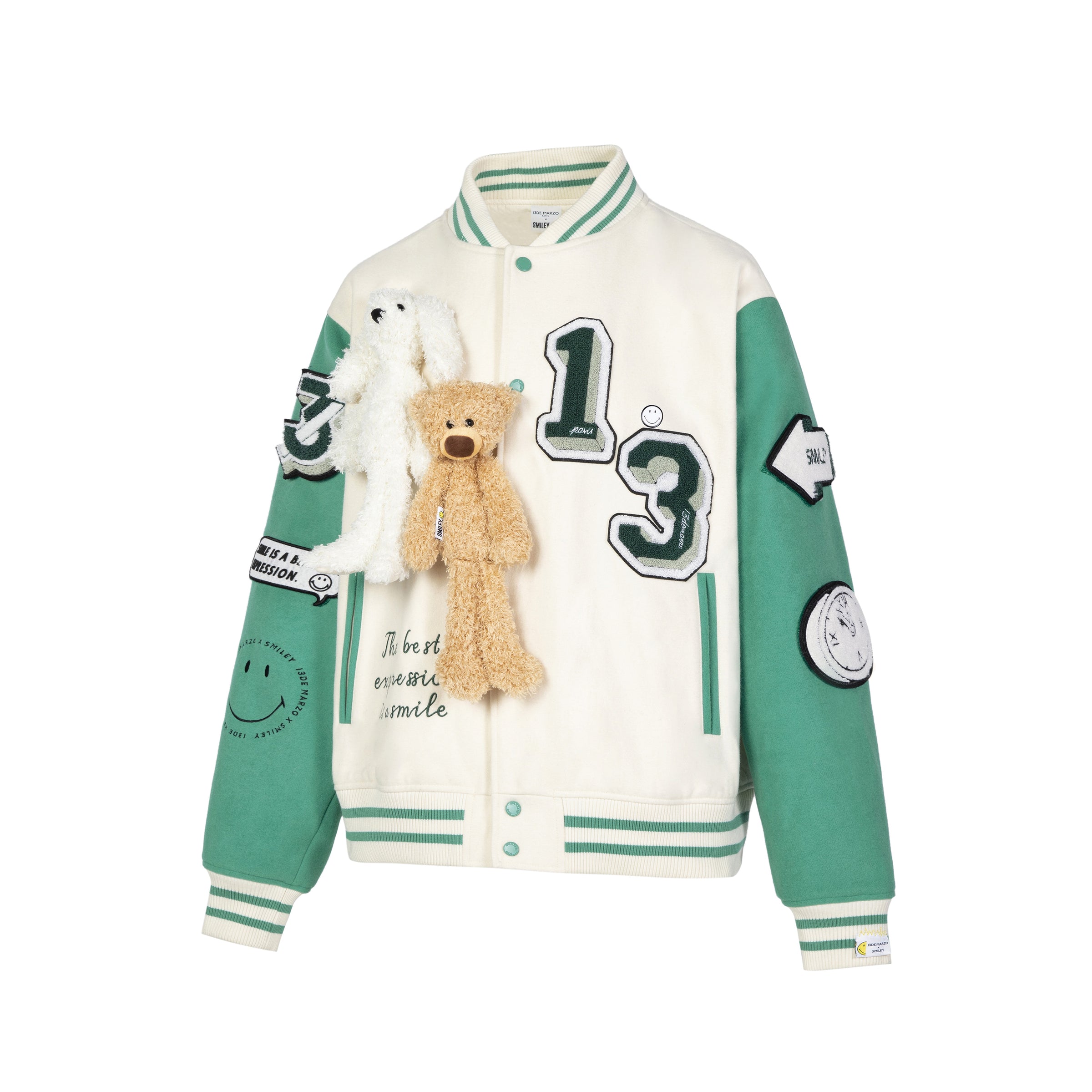 Dollzoo 베이스볼 바시티 재킷 상세 이미지 3