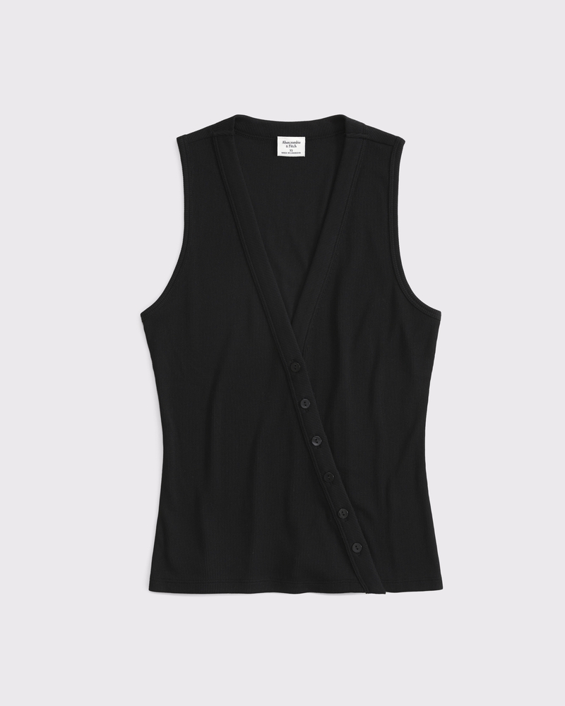 Asymmetrical Button-Through Top 상세 이미지 6