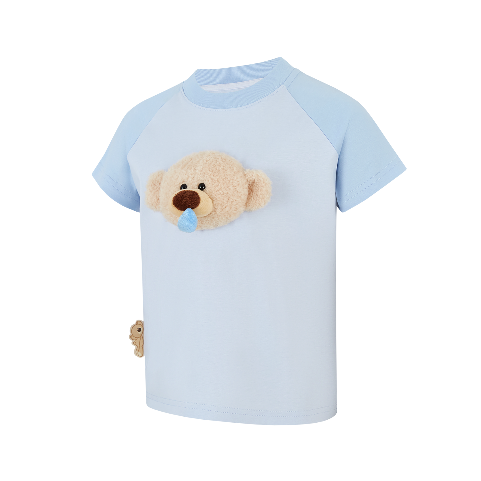BabyBear 멍한 표정 티셔츠 블루 상세 이미지 6
