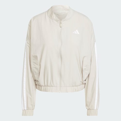 Essentials 3-Stripes Lifestyle Woven Bomber Jacket 상세 이미지 4