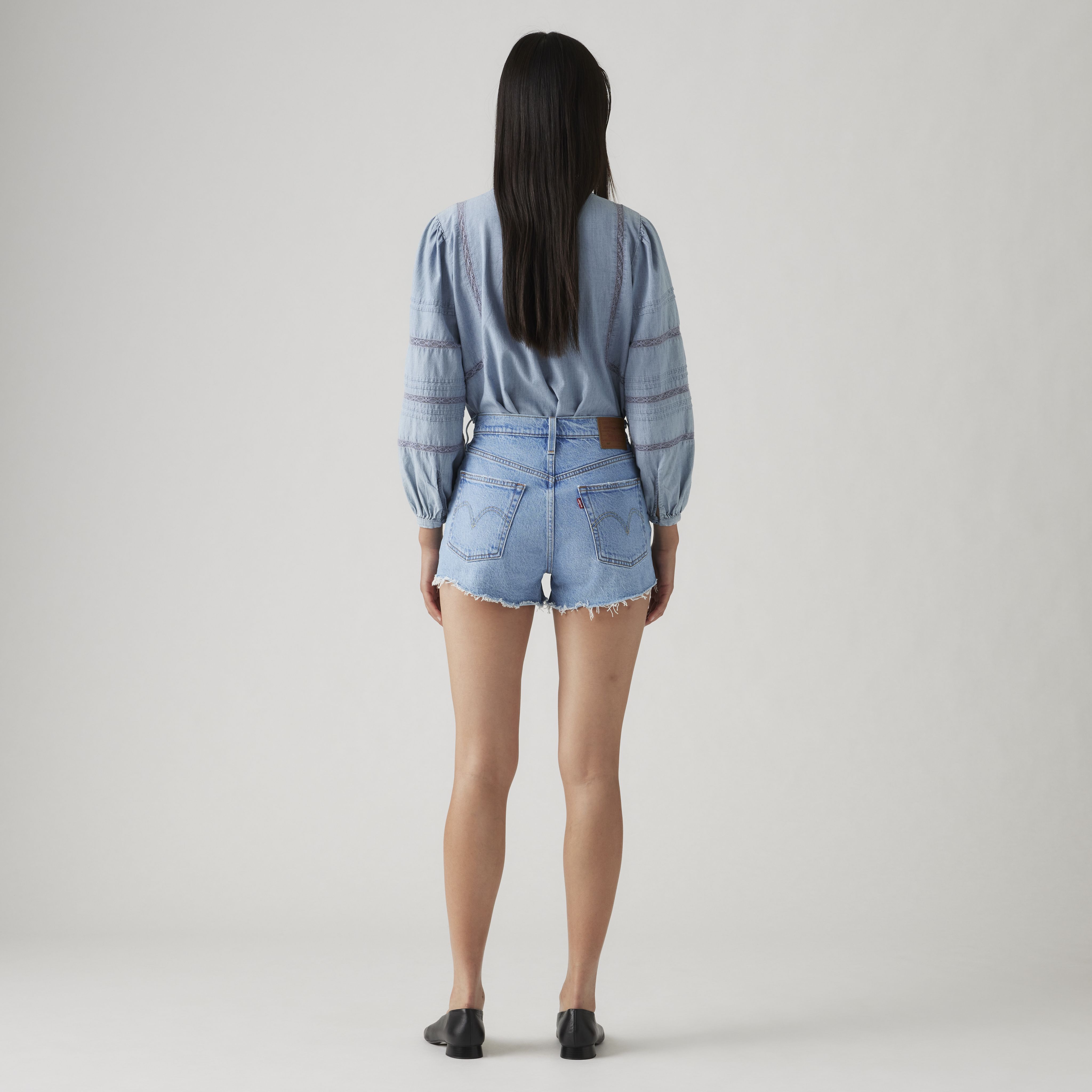 501® 오리지널 핏 하이라이즈 여성용 반바지 상세 이미지 3