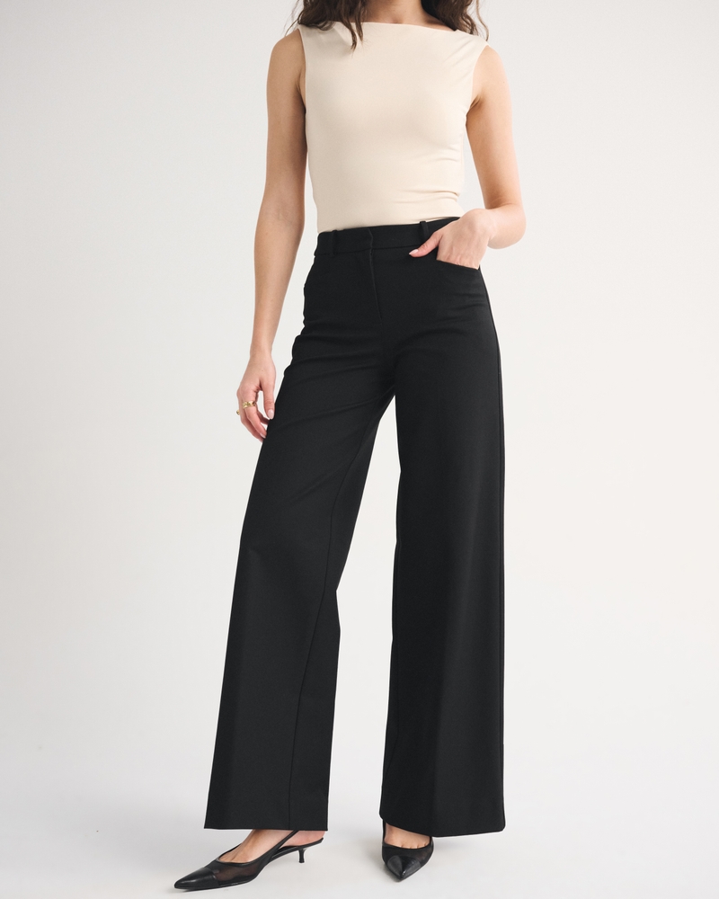 A&F Forme Ultra Wide Leg Pant 상세 이미지 2