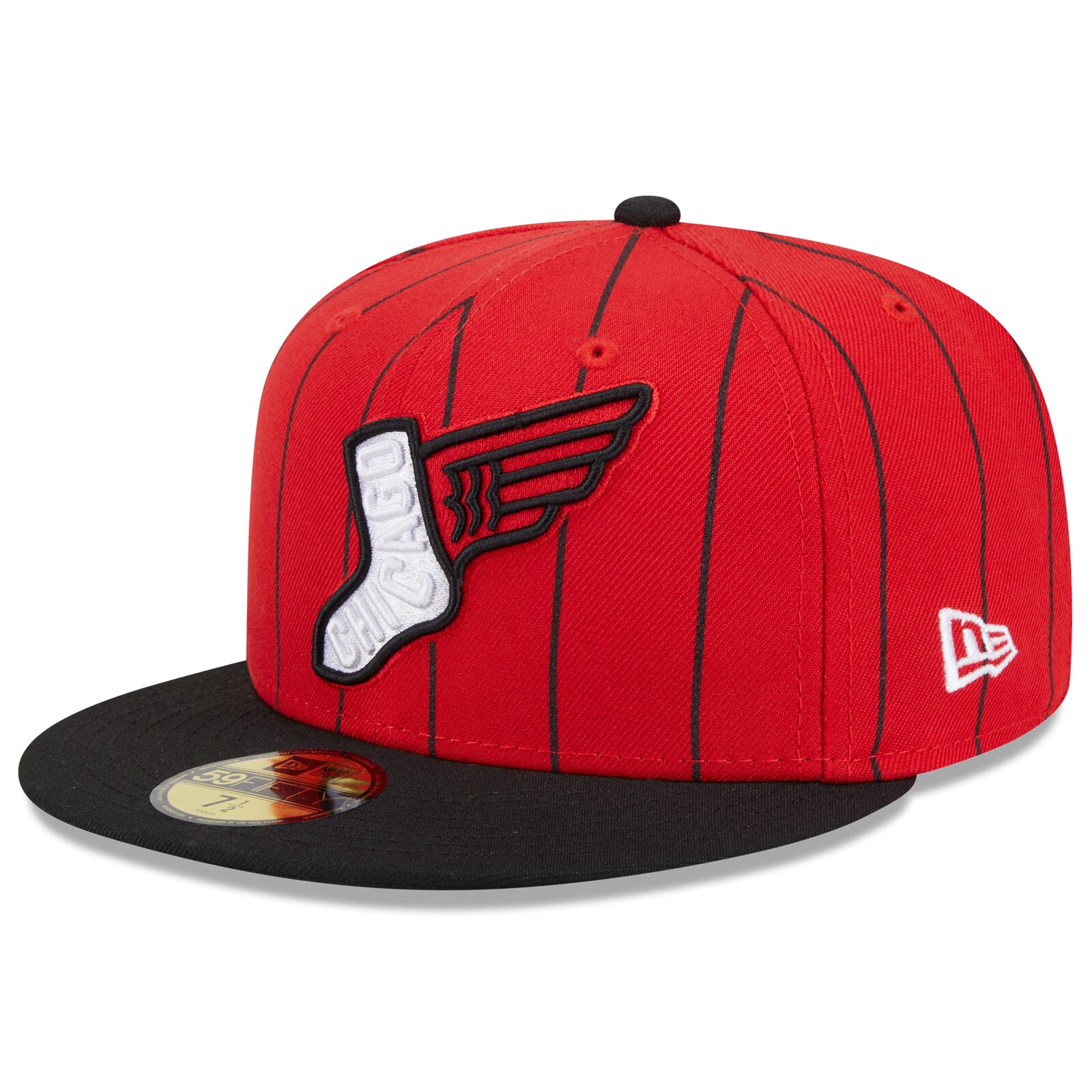 남성용 Chicago White Sox New Era 레드/블랙 2025 시티 커넥트 59FIFTY 피티드 모자 상세 이미지 2