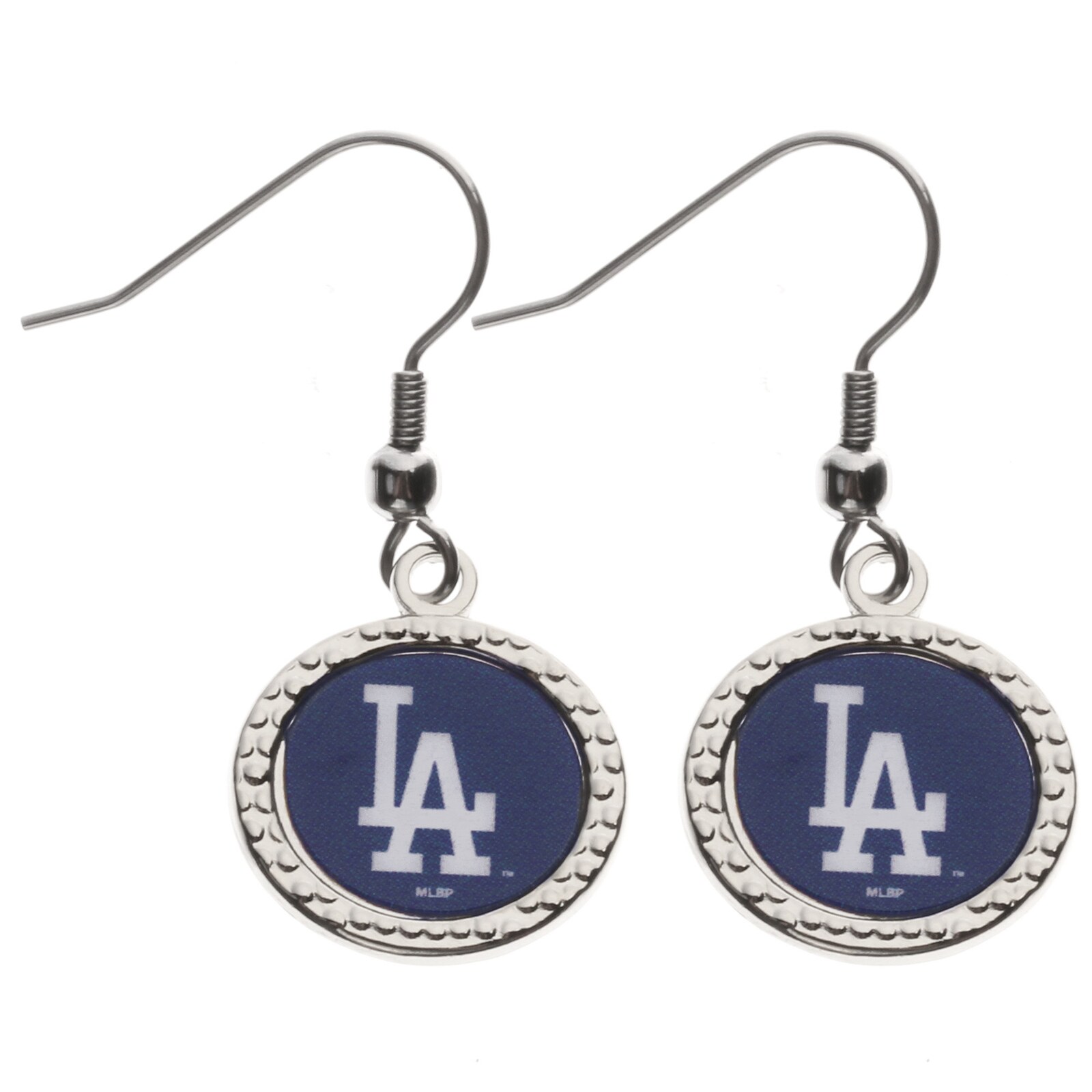 여성용 Los Angeles Dodgers WinCraft 로열 라운드 드롭 귀걸이