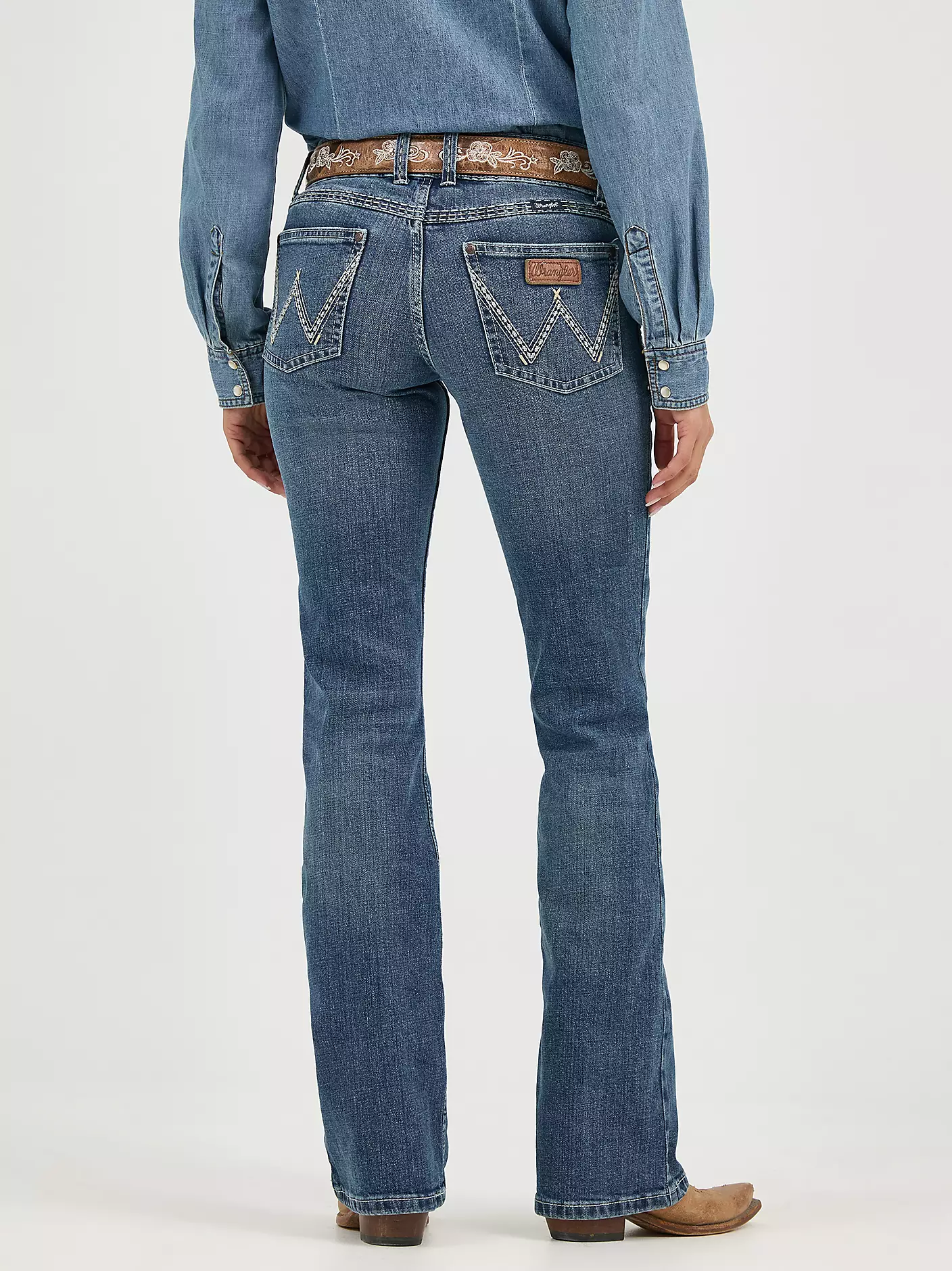 여성용 Wrangler® 레트로® 세이디 진즈 인 티파니 상세 이미지 4