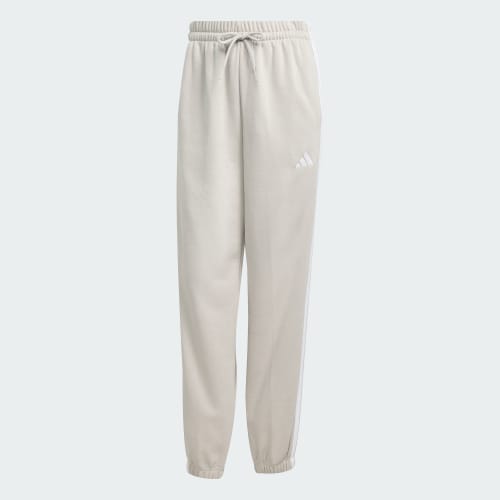 Essentials 3-Stripes Fleece Loose-Fit Pants 상세 이미지 4