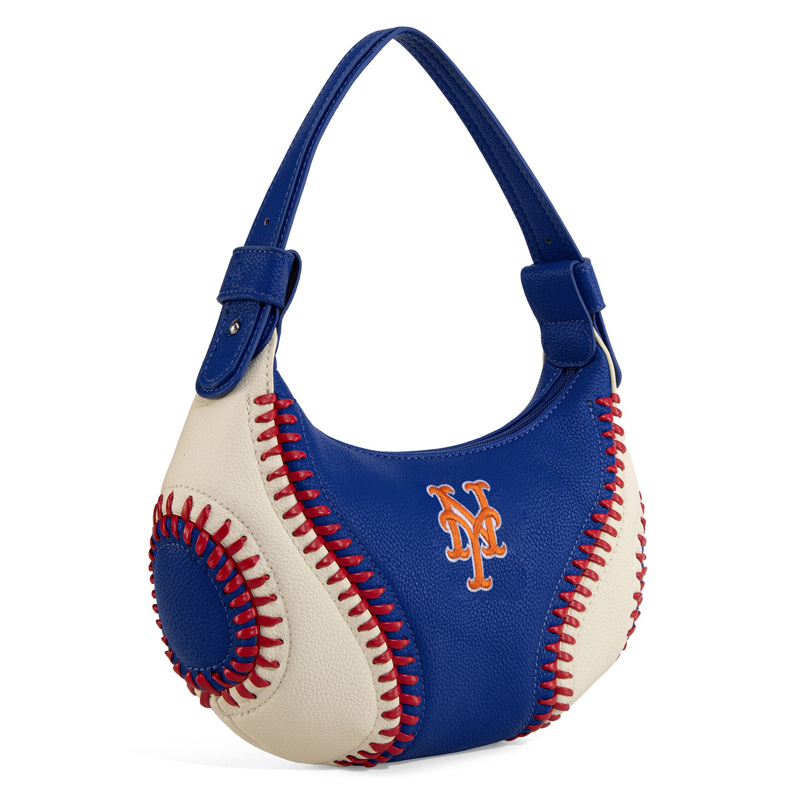 New York Mets Montana West 블루 숄더 호보백 상세 이미지 2