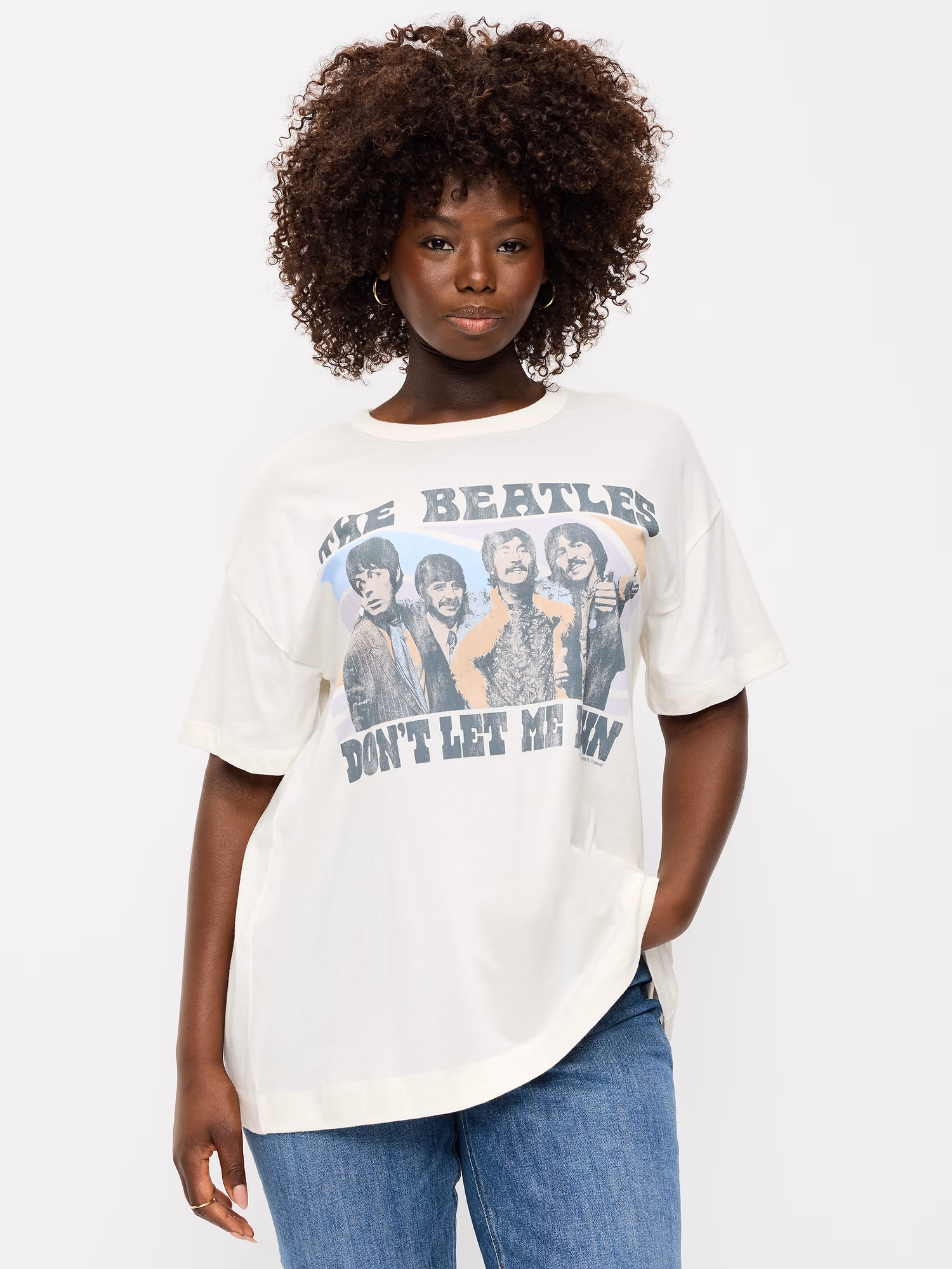 The Beatles™ 오버사이즈 튜닉 티셔츠 상세 이미지 6