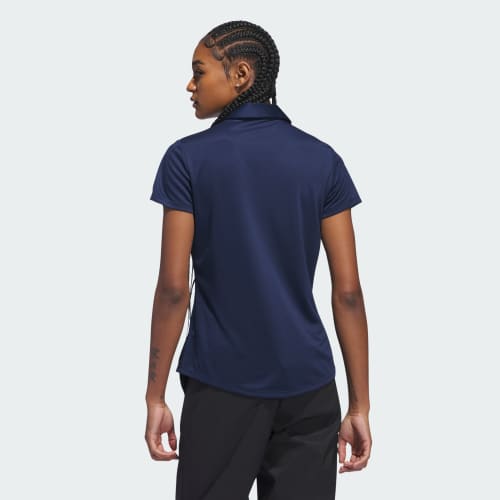 Women's Solid Performance Short Sleeve Polo Shirt 상세 이미지 2