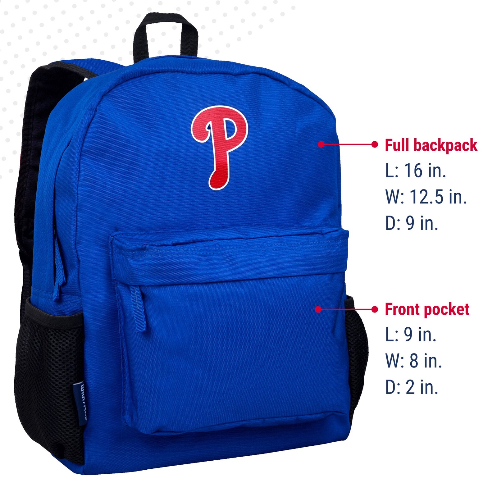 Philadelphia Phillies Wildkin 런치 박스 & 백팩 2종 세트 상세 이미지 8