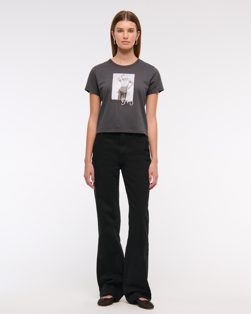 Short-Sleeve Britney Spears Graphic Skimming Tee 상세 이미지 2