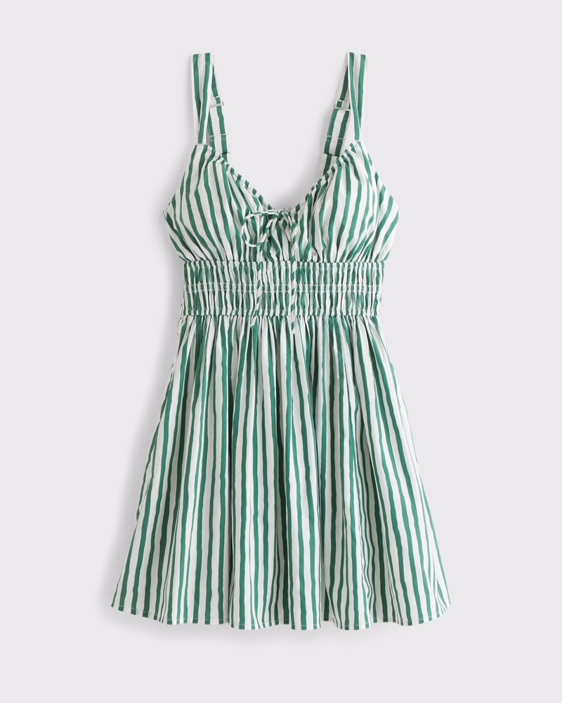 Bra-Free Smocked Tie-Front Skort 상세 이미지 5