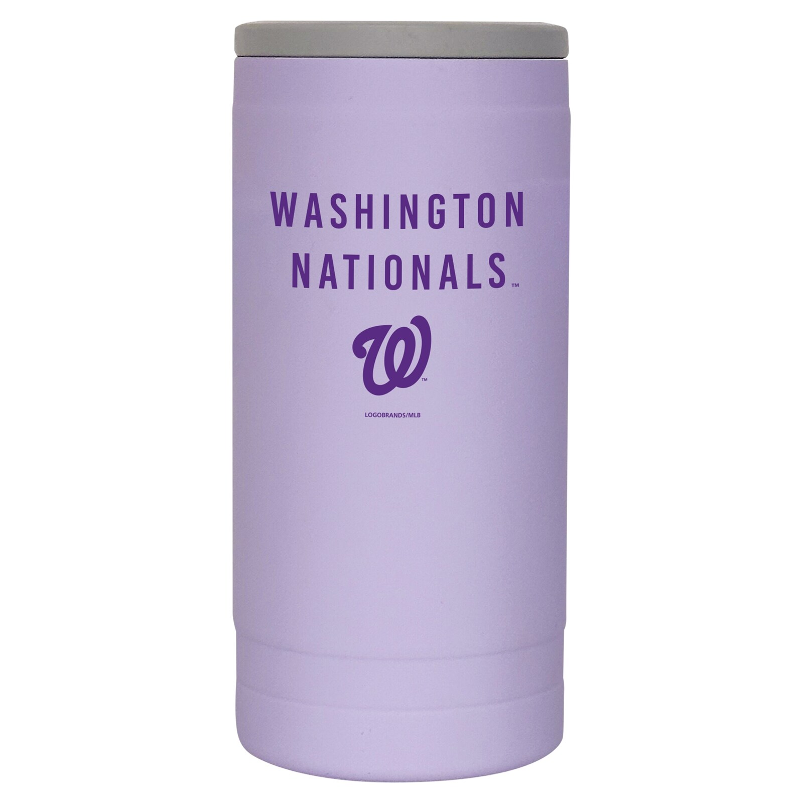 Washington Nationals 12온스 라벤더 소프트 터치 슬림 쿨리