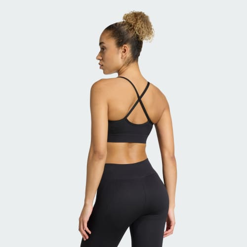 Workout Essentials Light-Support Knit Bra 상세 이미지 2