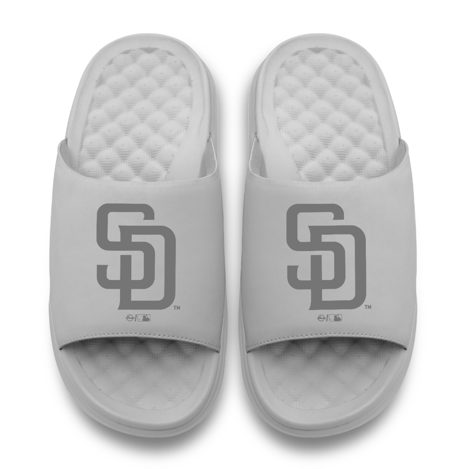 유니섹스 San Diego Padres ISlide 톤온톤 로고 Motive 슬라이드 샌들 상세 이미지 3