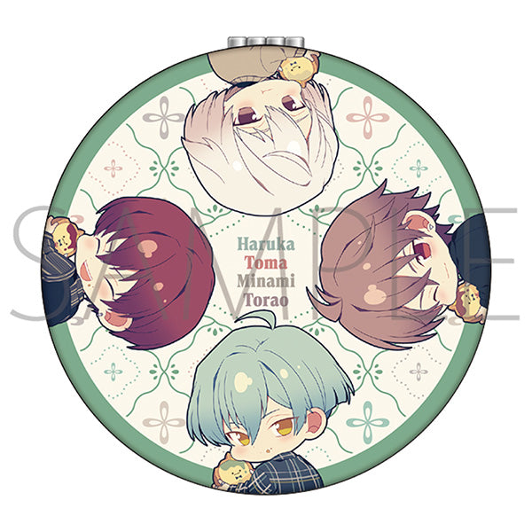(굿즈 - 거울) IDOLiSH7 Kapurikko Hoobaru 더블 미러 / ZOOL